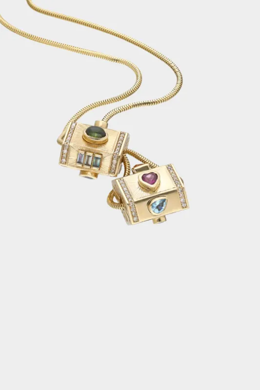 Snake Tube Chain, Yellow Gold sold by Kick Pleat