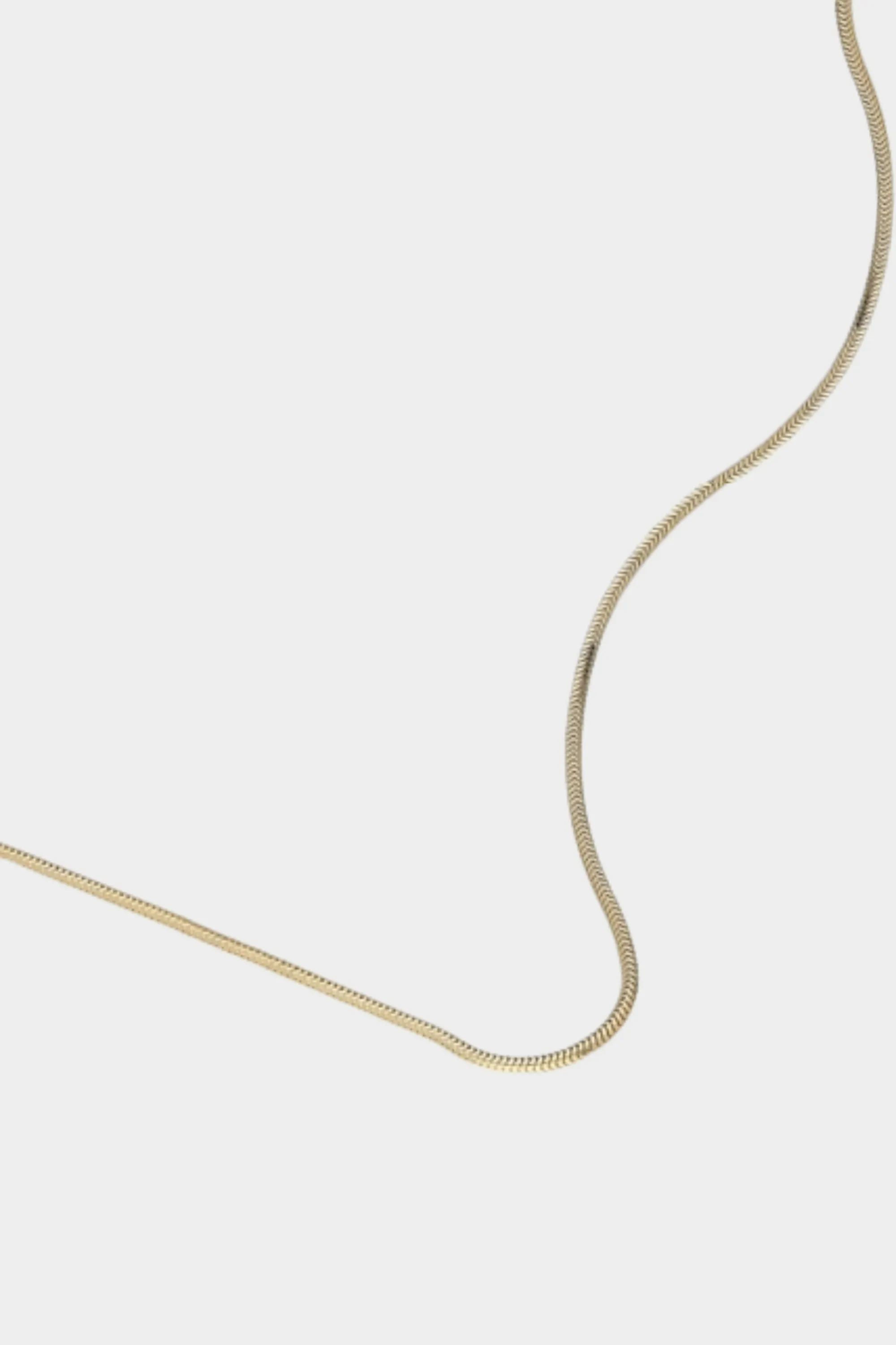 Snake Tube Chain, Yellow Gold sold by Kick Pleat product image thumbnail 2
