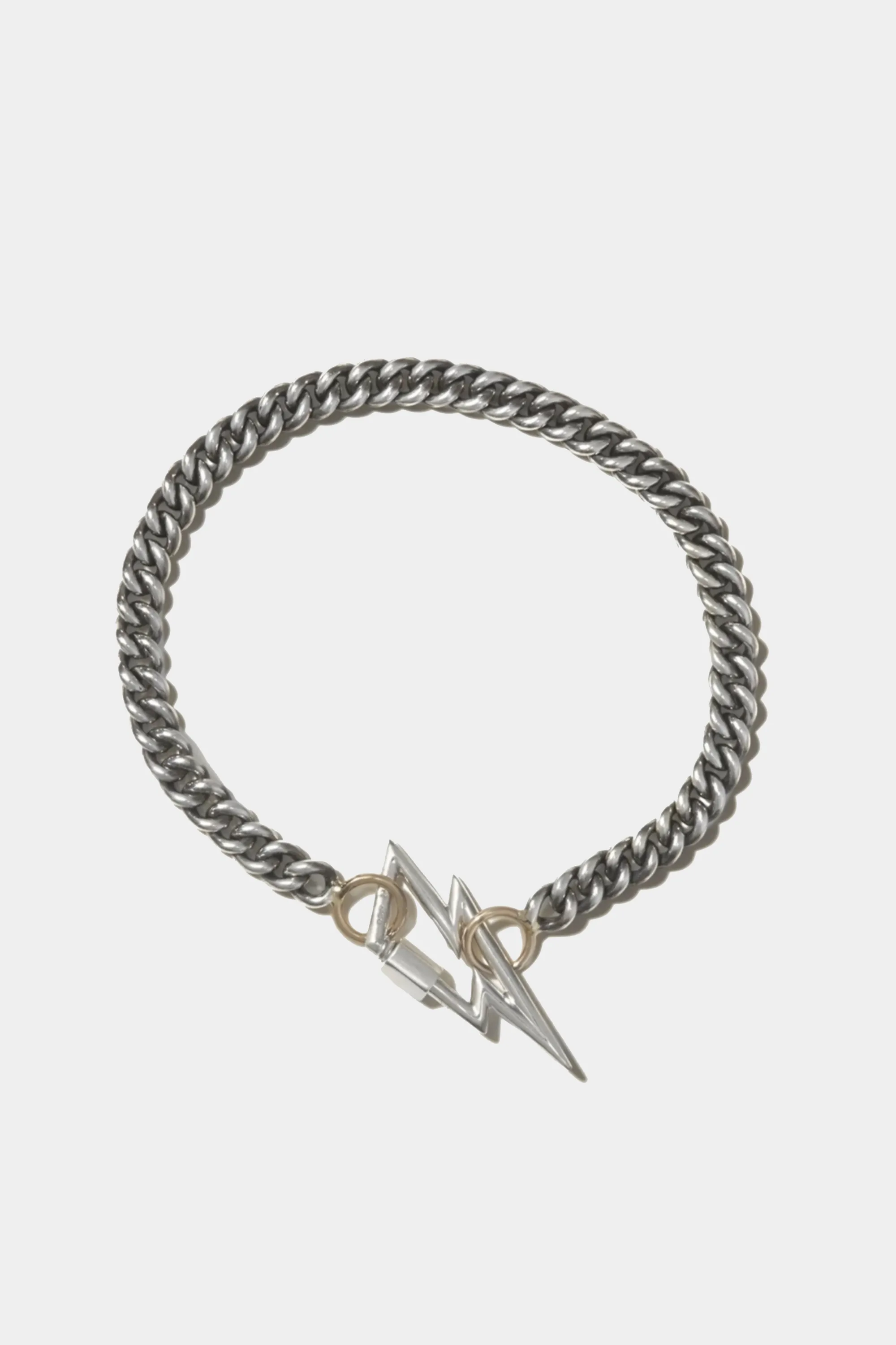 Heavy Curb Chain Bracelet - 6.5", Silver sold by Kick Pleat product image thumbnail 2