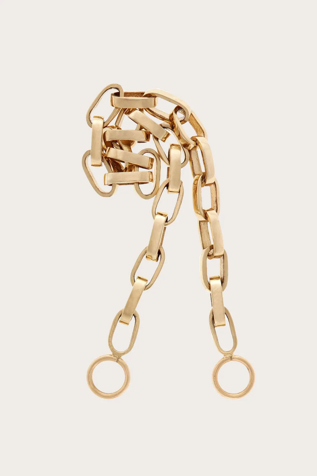 Handmade Biker Chain Bracelet, Yellow Gold sold by Kick Pleat product image thumbnail 2