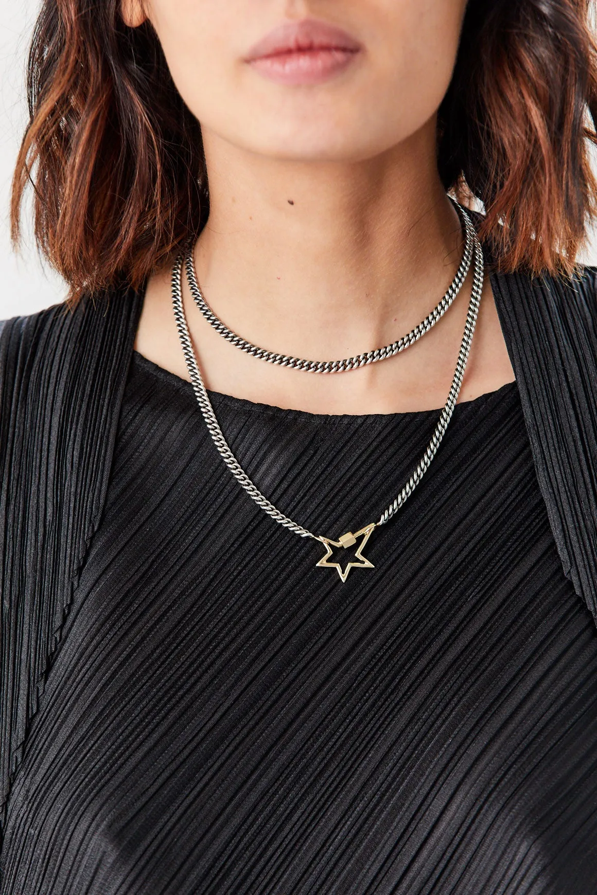 Heavy Curb Chain, Silver sold by Kick Pleat product image thumbnail 4