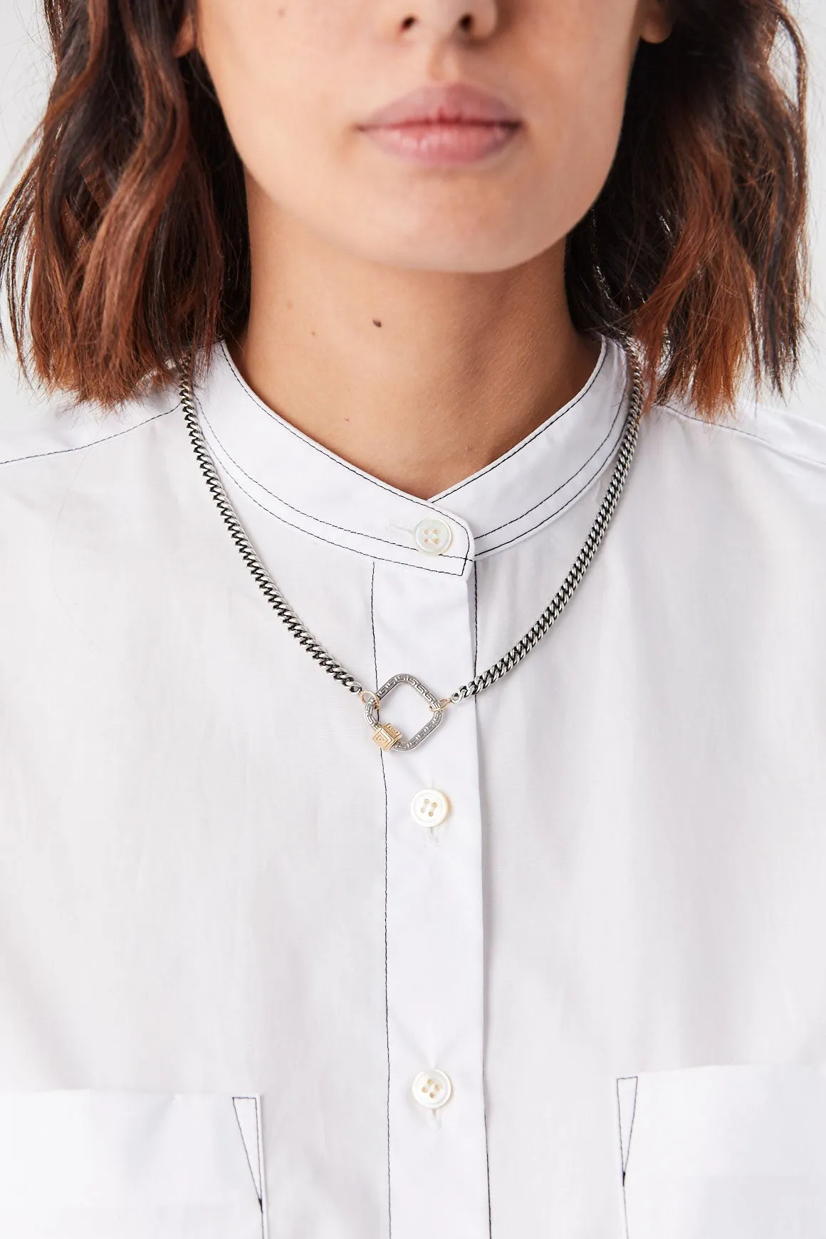 Heavy Curb Chain, Silver sold by Kick Pleat product image thumbnail 3