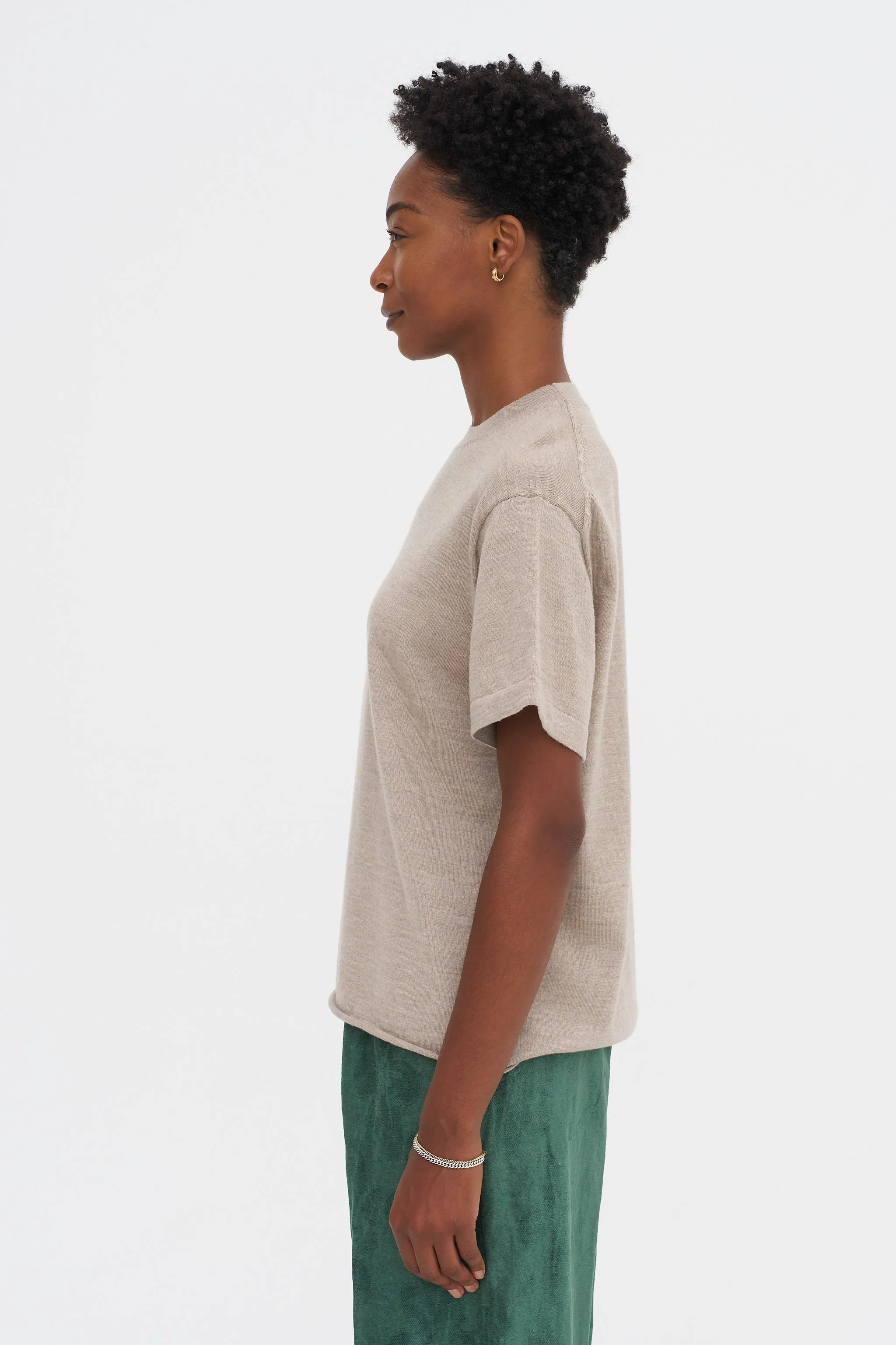Kangen - Oversized T-Shirt, Macademia sold by Kick Pleat product image thumbnail 3