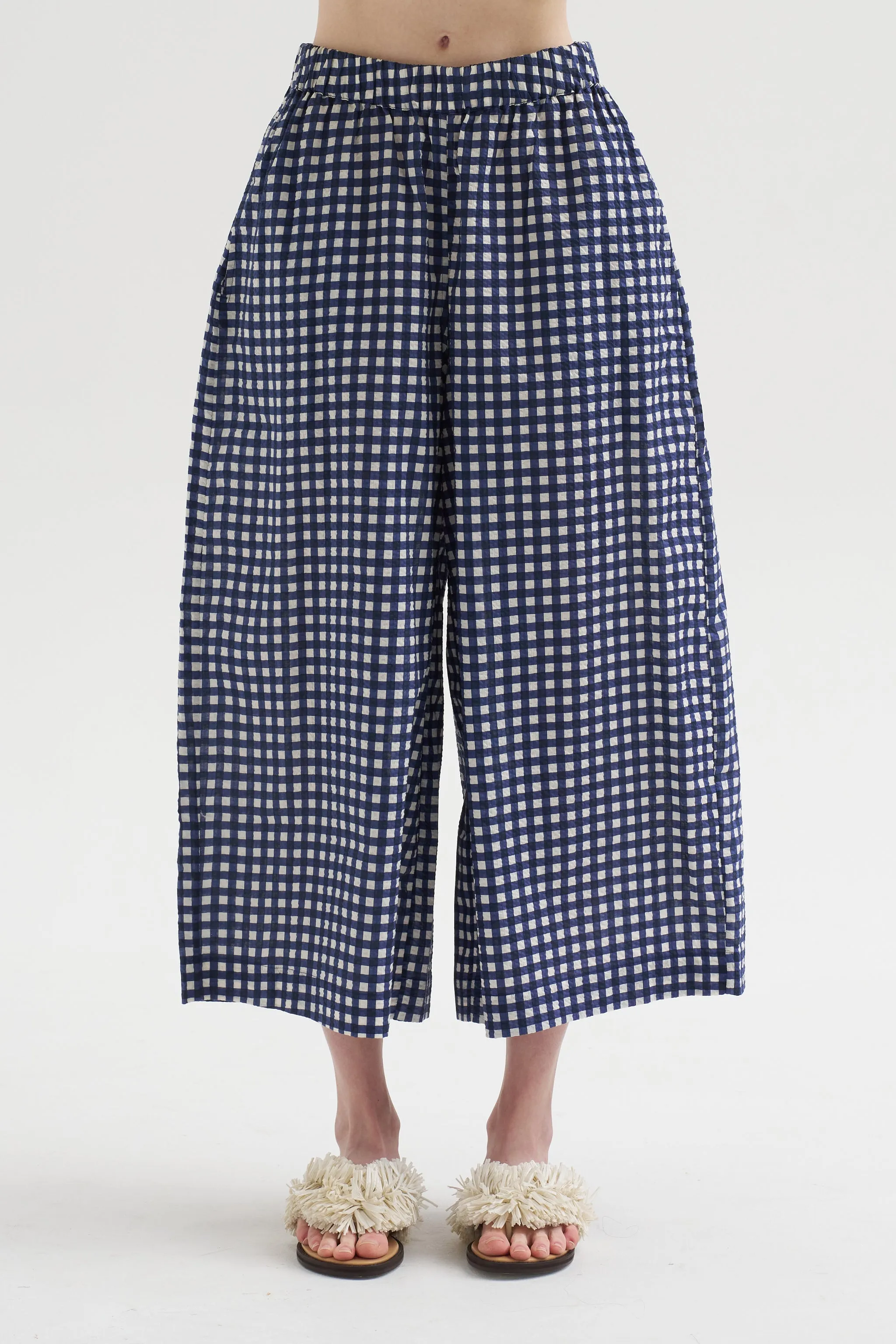 Gaul Pant, Blue Gingham sold by Kick Pleat product image thumbnail 3