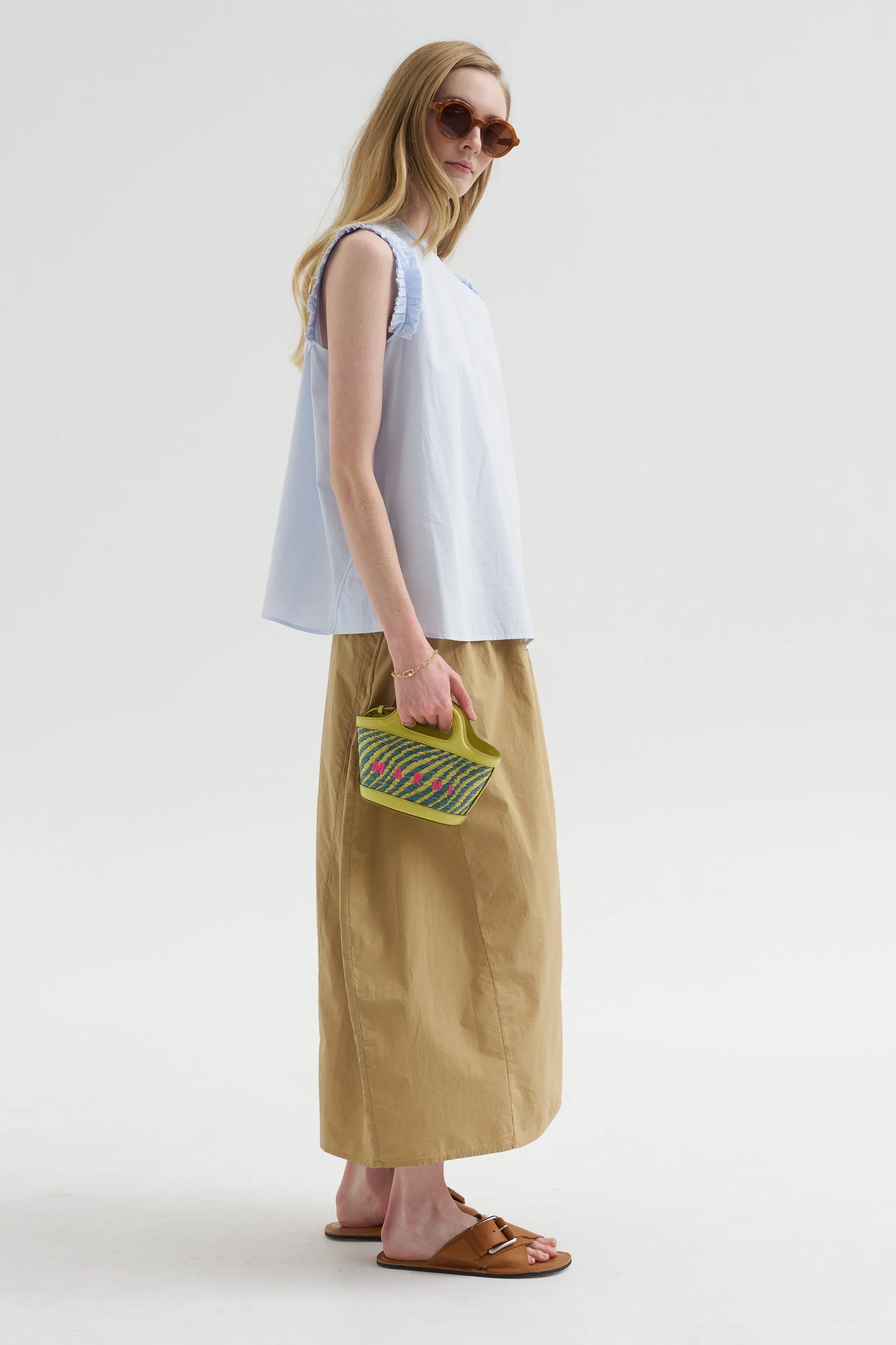 Ino Skirt, Parchment sold by Kick Pleat product image thumbnail 2