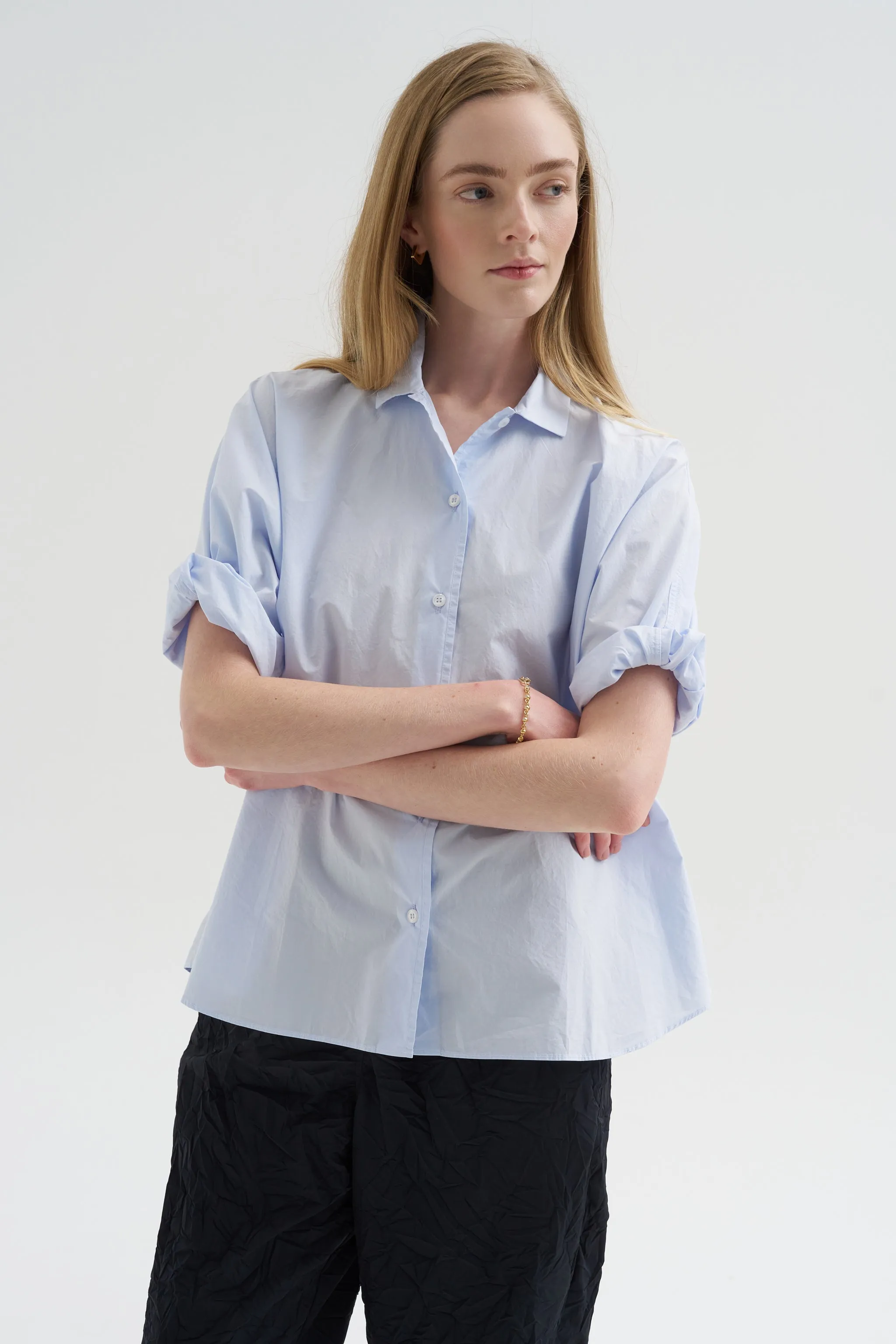 Rote Blouse, Pale Blue sold by Kick Pleat product image thumbnail 5
