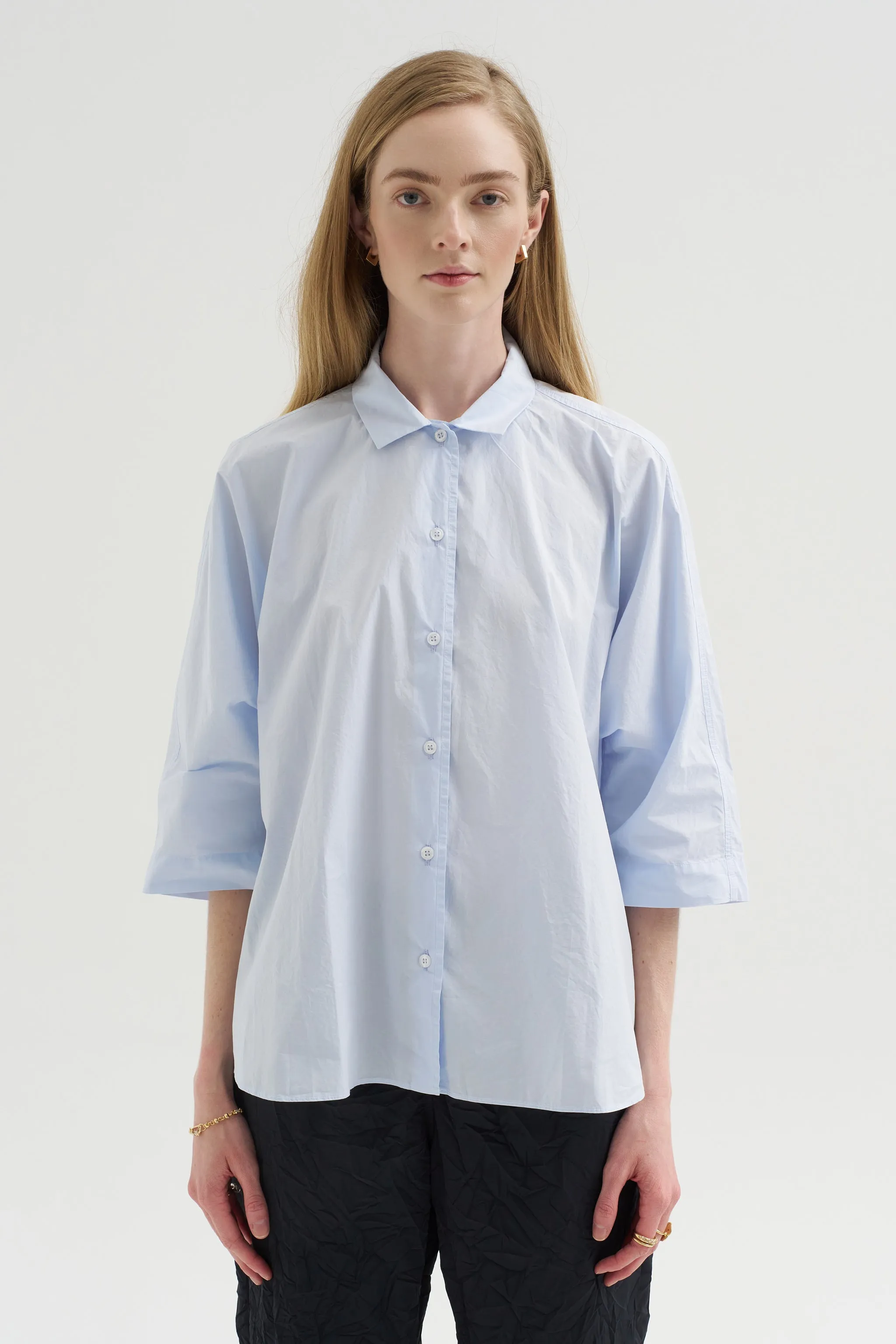 Rote Blouse, Pale Blue sold by Kick Pleat product image thumbnail 2