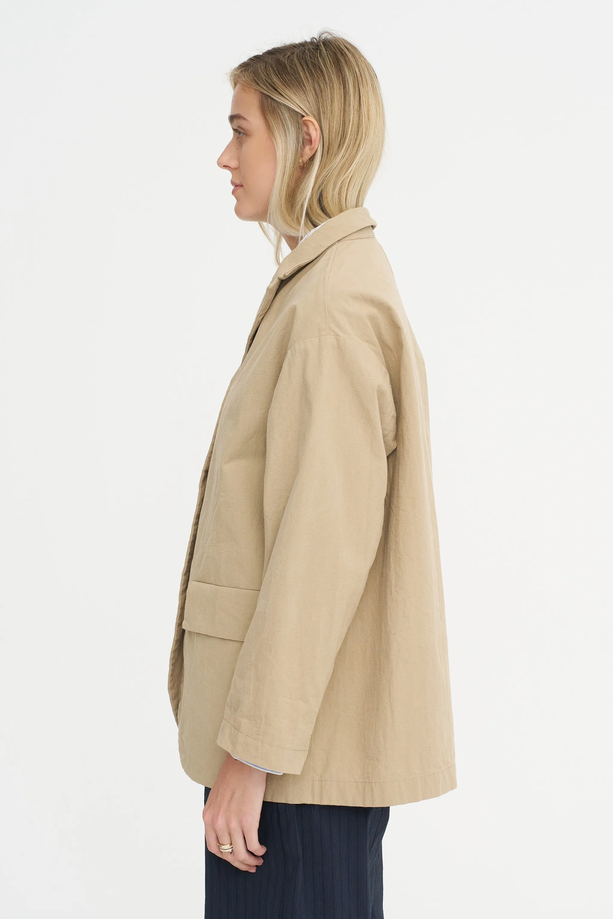 Bella Jacket, Cream sold by Kick Pleat product image thumbnail 4