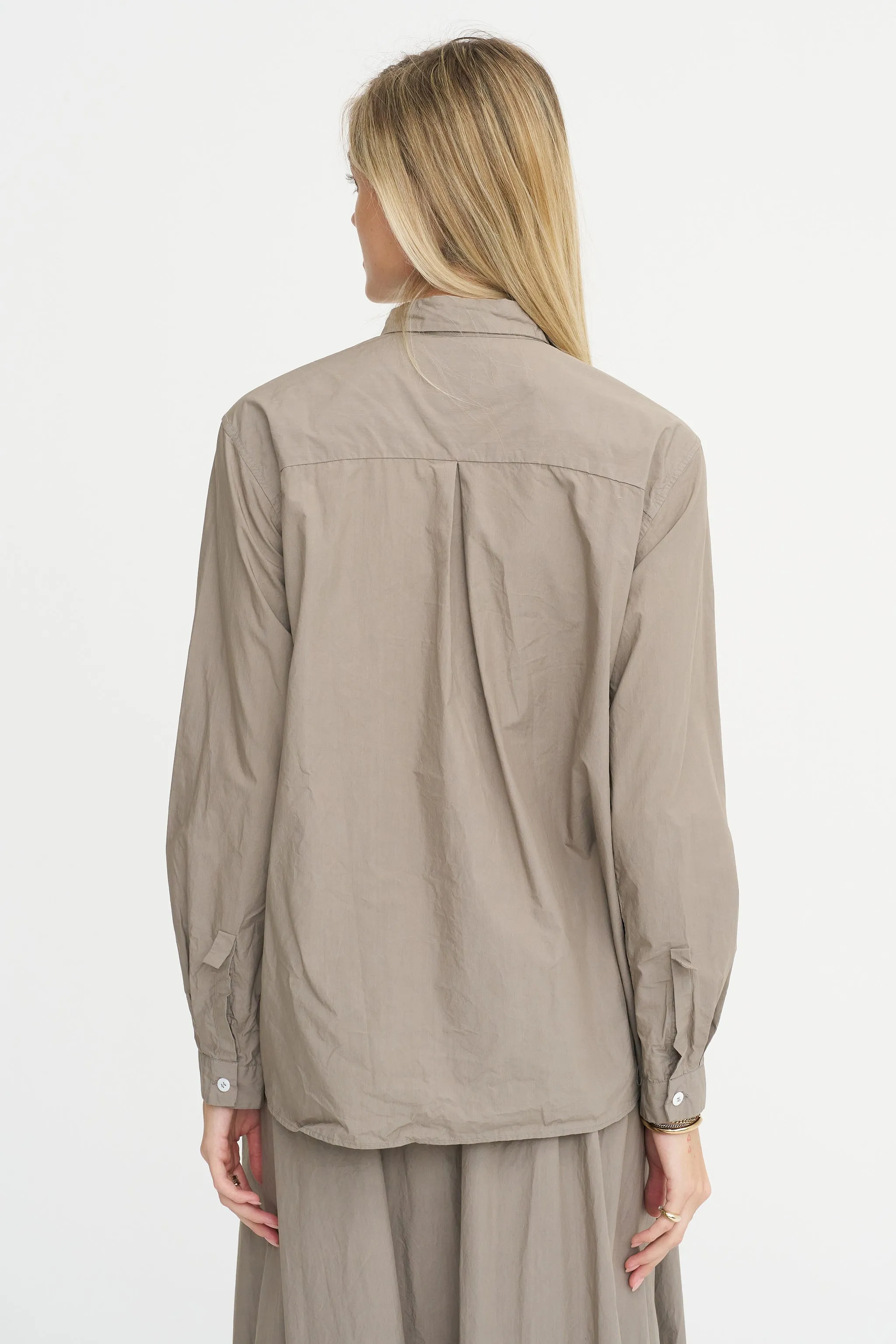 Loose Tyrol Shirt, Taupe sold by Kick Pleat product image thumbnail 5