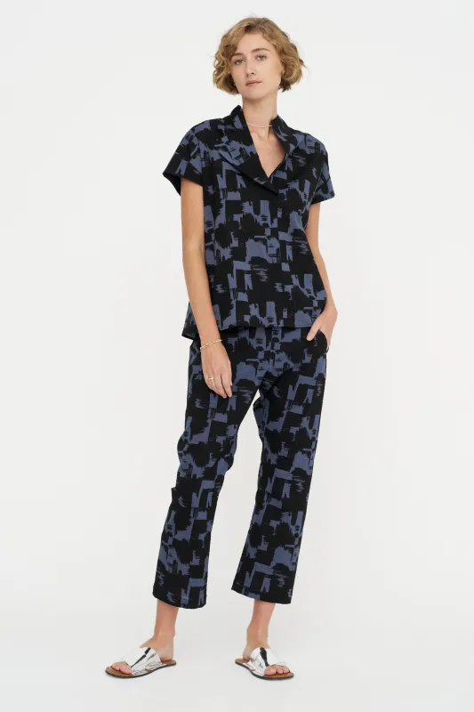 Adi Top, Black & Indigo made by Zero + Maria Cornejo