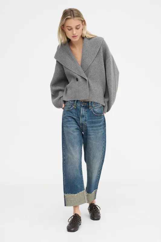 Cuffed X-BF Jean, Renegade Blue made by R13