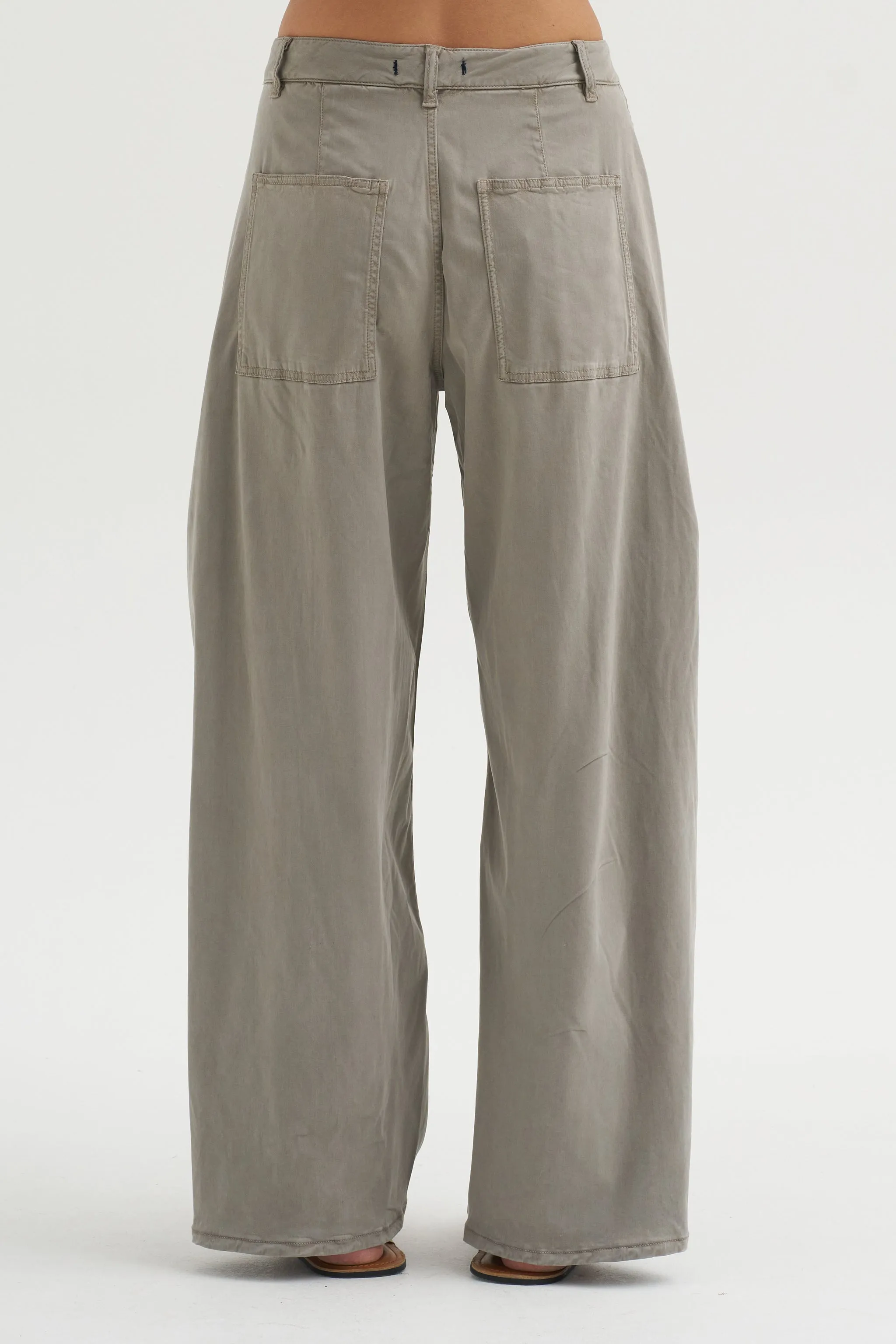 Reactive Vintage Garment Dyed Stretch Twill Sid Pant - Regular, Pewter sold by Kick Pleat product image thumbnail 4