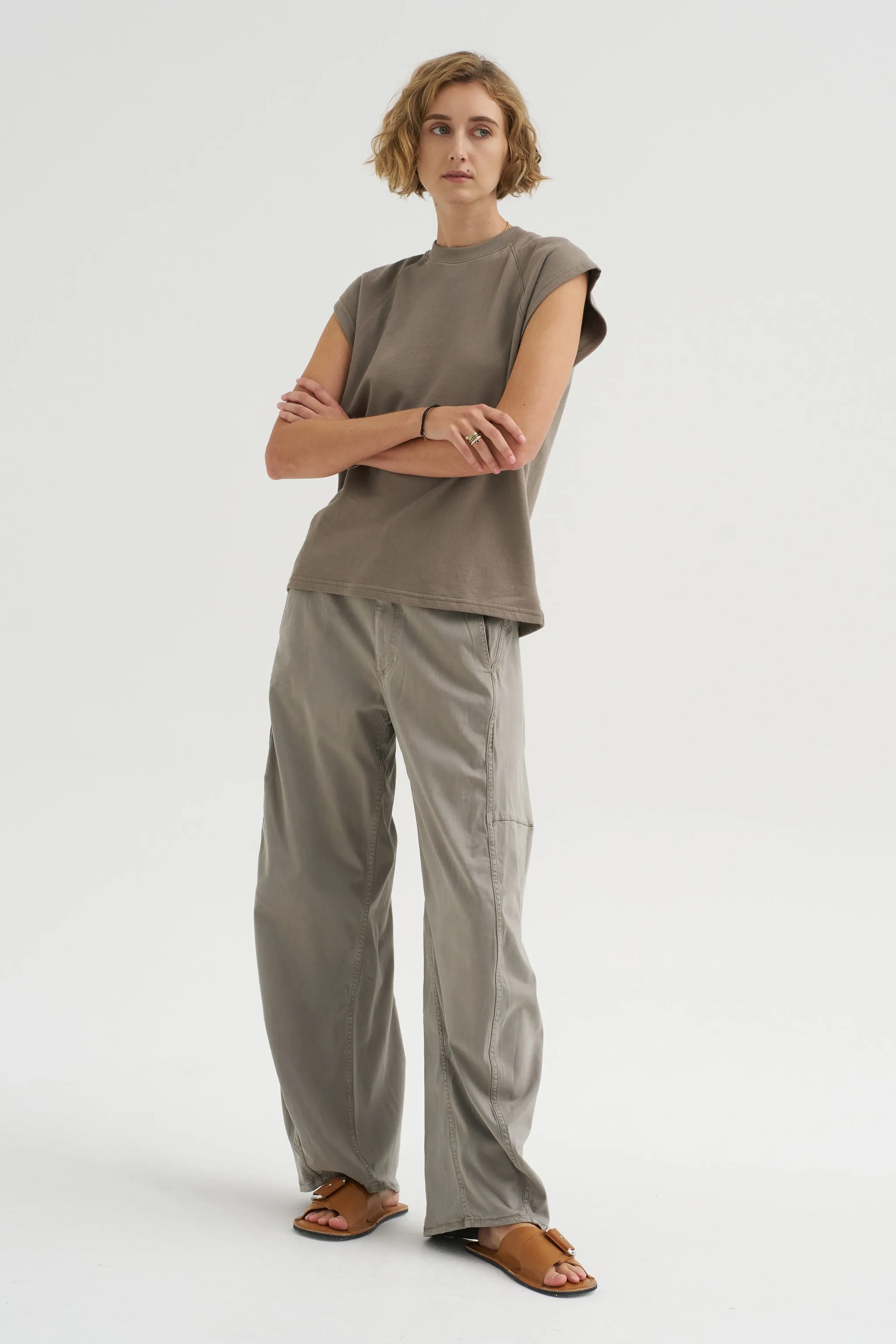 Reactive Vintage Garment Dyed Stretch Twill Sid Pant - Regular, Pewter sold by Kick Pleat product image thumbnail 5