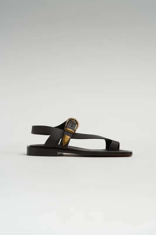 Karel Sandal, Dark Brown made by Tibi