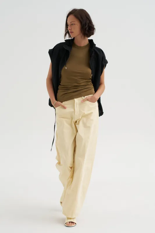 Bethany Twill 45, Cream made by Haikure