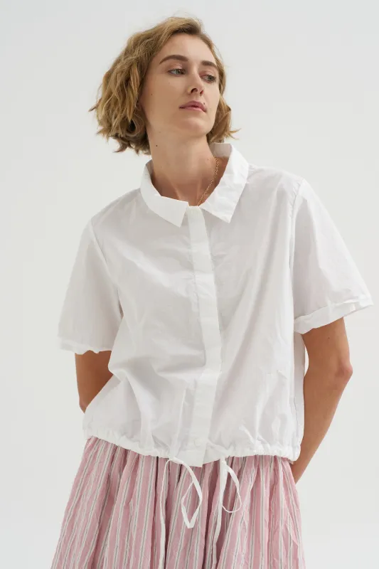 Alma Shirt, White made by Bergfabel
