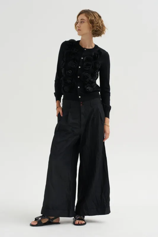 Wide-Leg Pants, Black made by Comme des Garcons