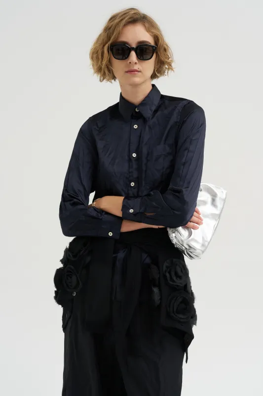 Button-Down Shirt, Navy made by Comme des Garcons