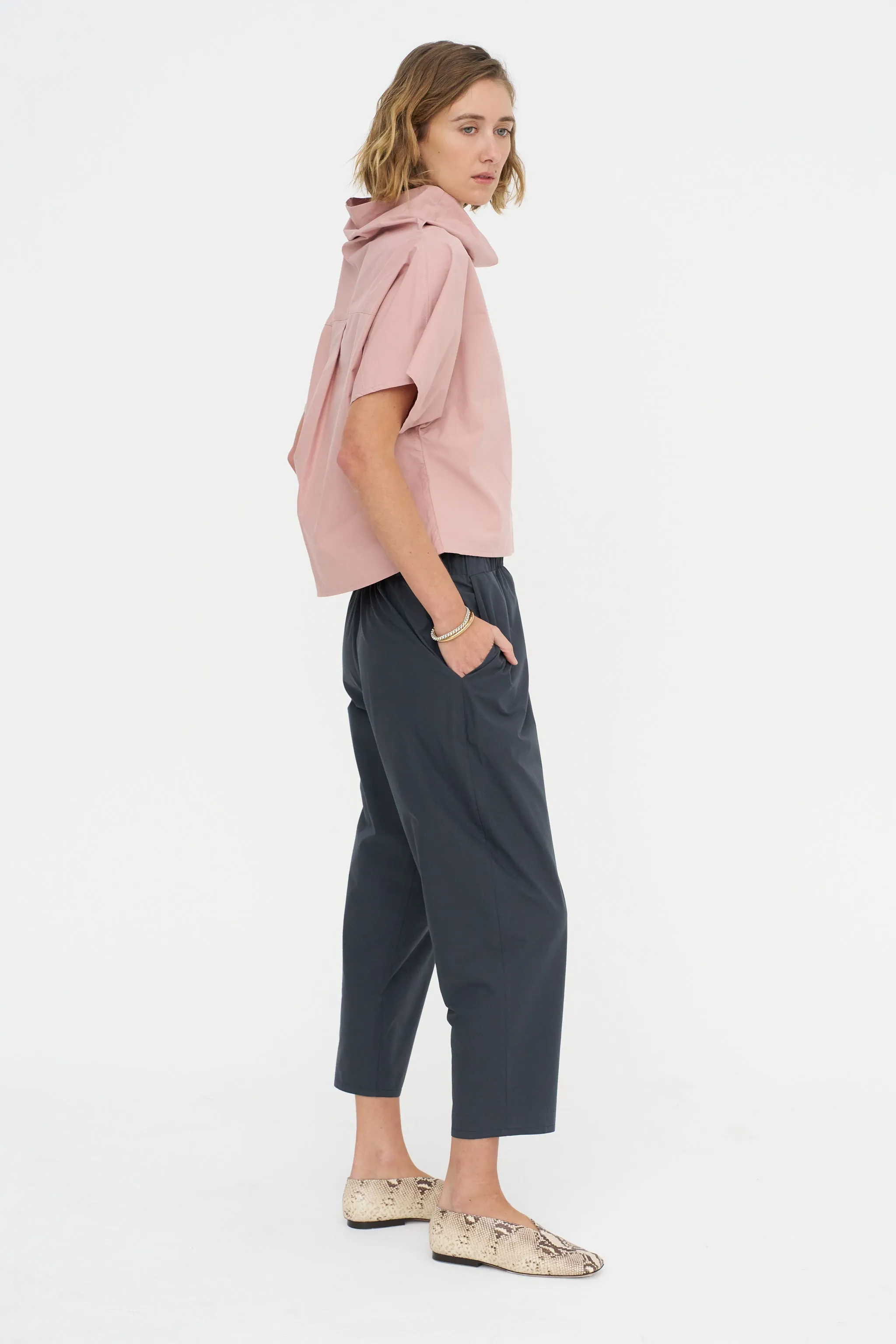 Carrot Pants - Popeline, Anthracite sold by Kick Pleat product image thumbnail 2