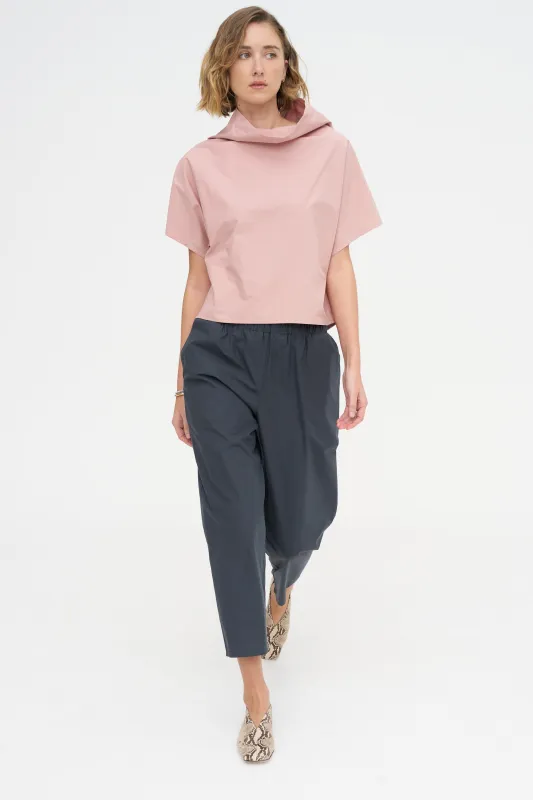 Carrot Pants - Popeline, Anthracite made by Dusan