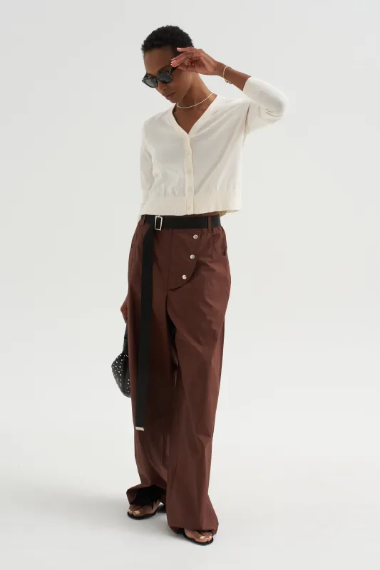 Soren - Cotton Cardigan, Off White made by DEMYLEE