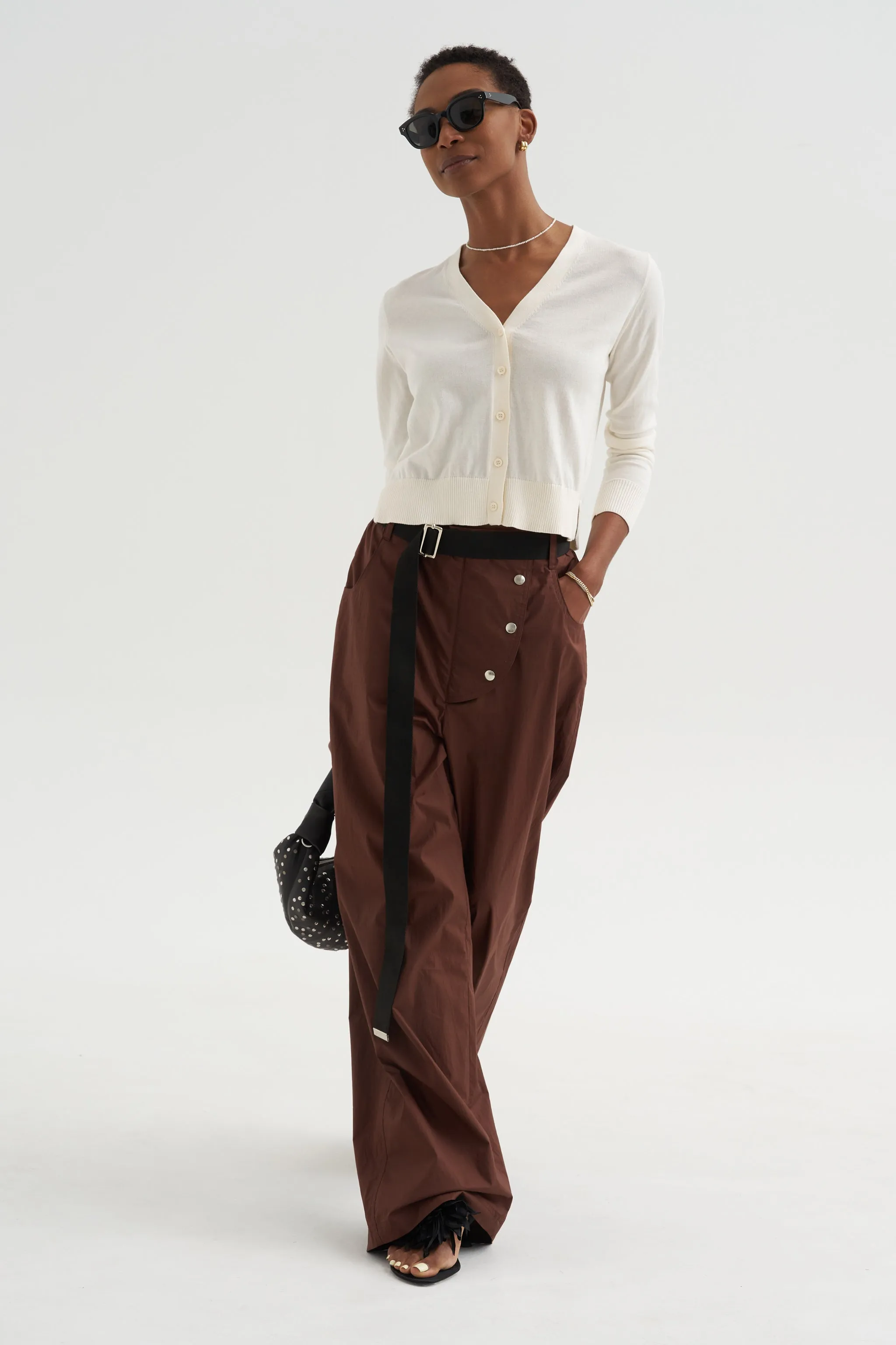 Soren - Cotton Cardigan, Off White sold by Kick Pleat product image thumbnail 2