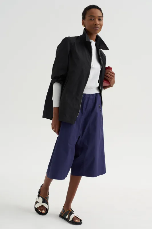 Sporty Tricot Sweater, White made by Kick Pleat