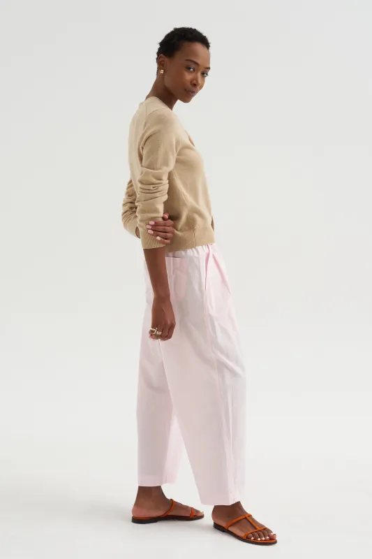Spa - Pleat Pant, Rosewater made by Apiece Apart