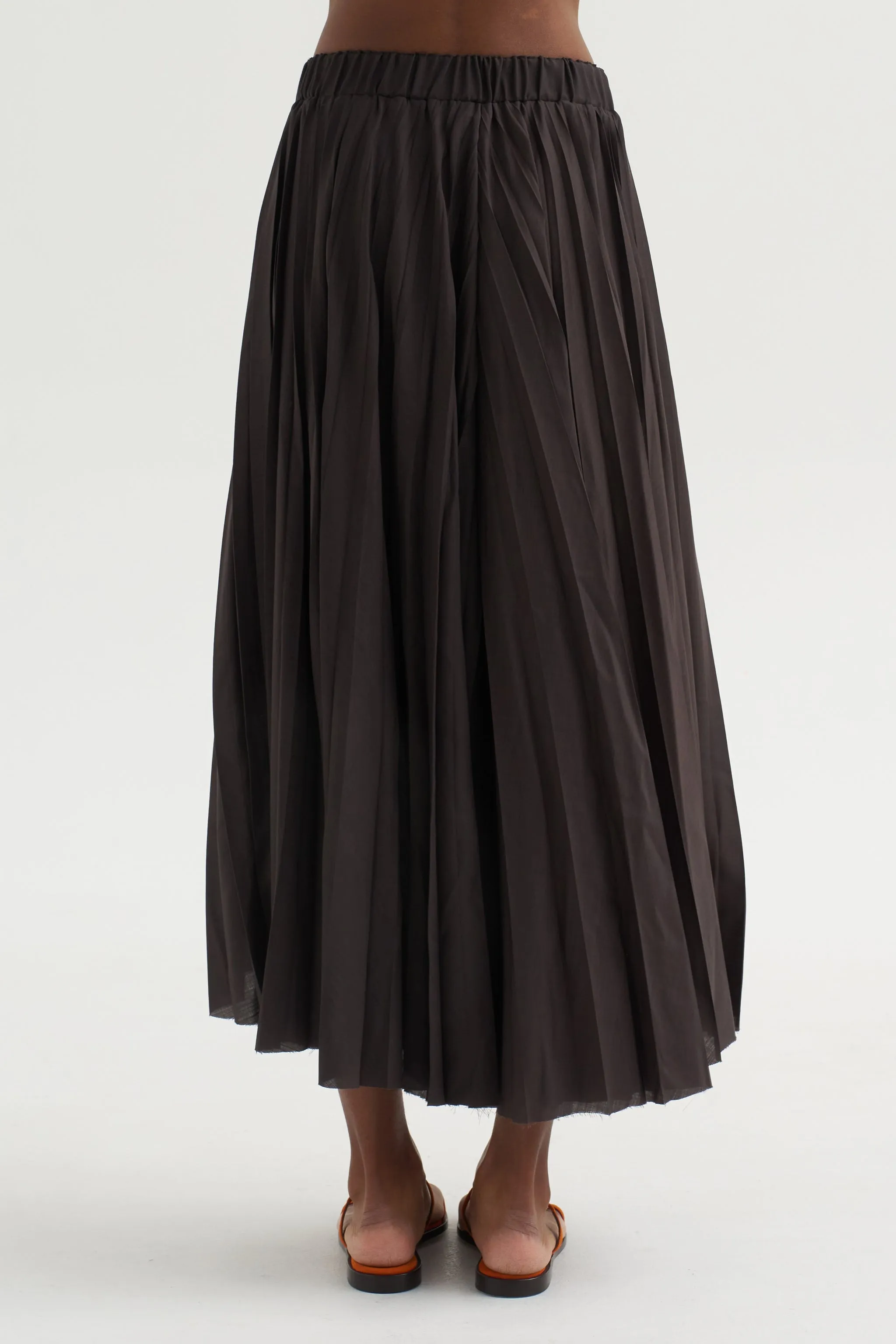 Pleated Pants Voile, Ebano sold by Kick Pleat product image thumbnail 5