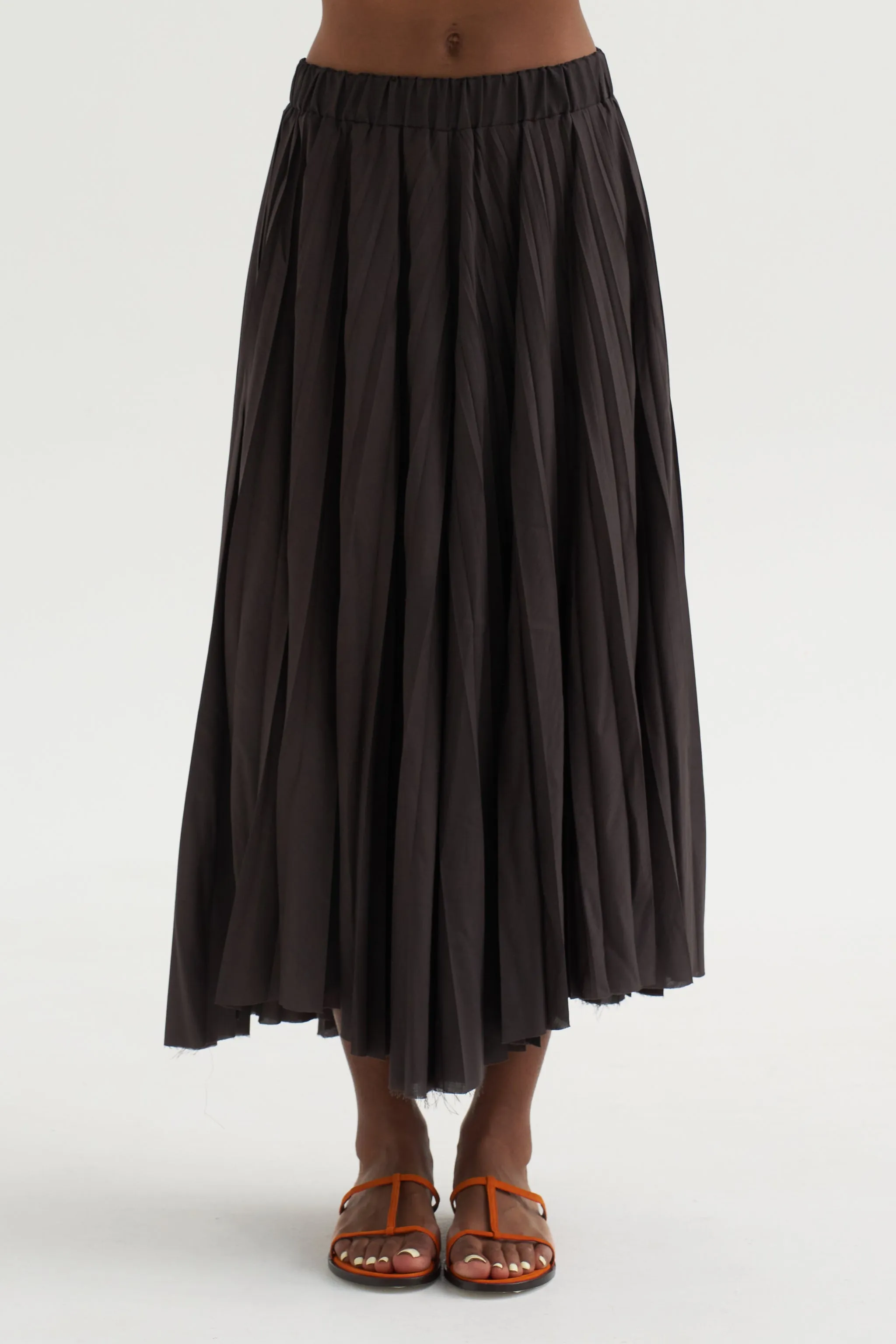 Pleated Pants Voile, Ebano sold by Kick Pleat product image thumbnail 3