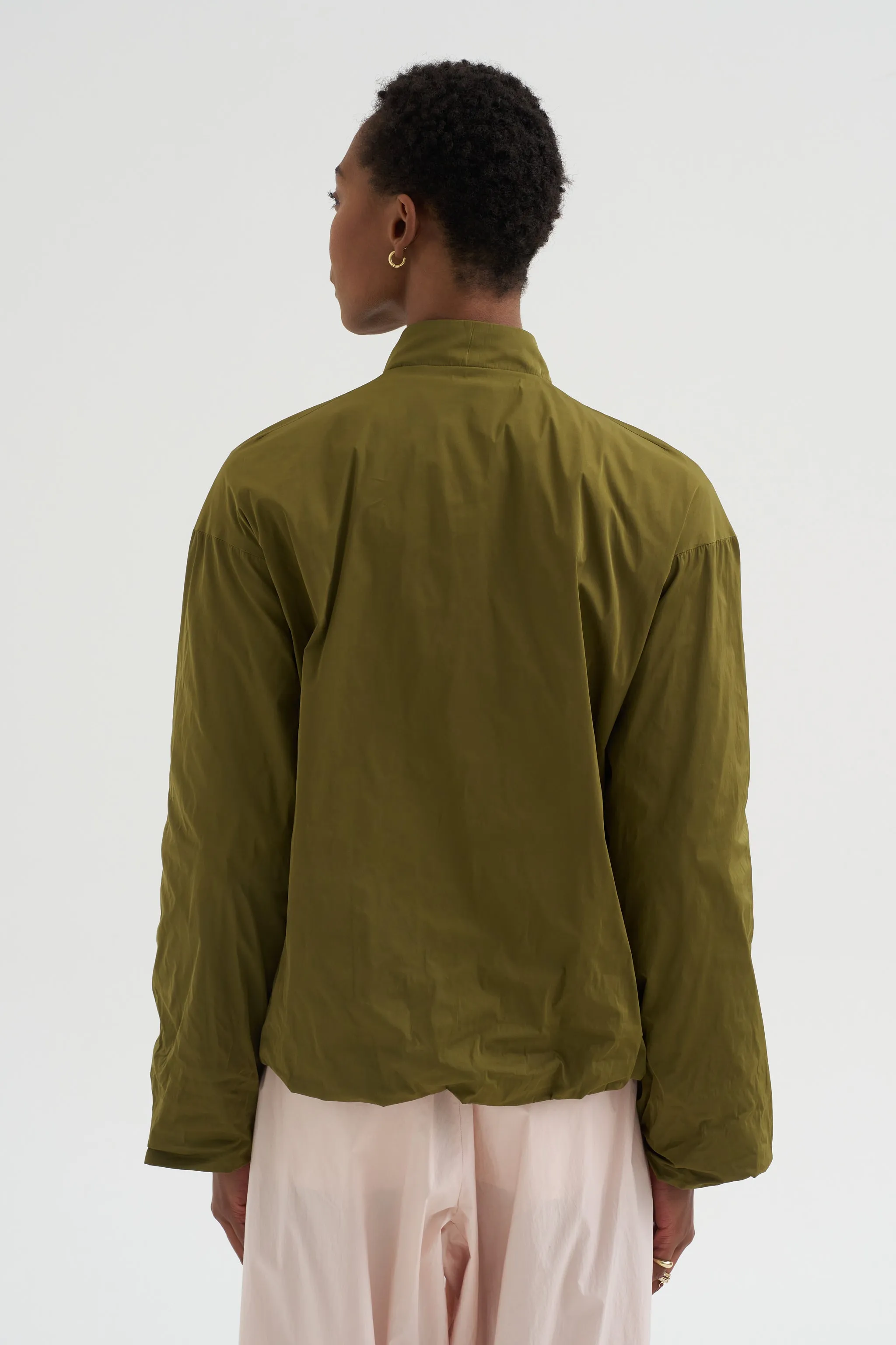 Soft Duchesse Jacket, Goldolive sold by Kick Pleat product image thumbnail 5