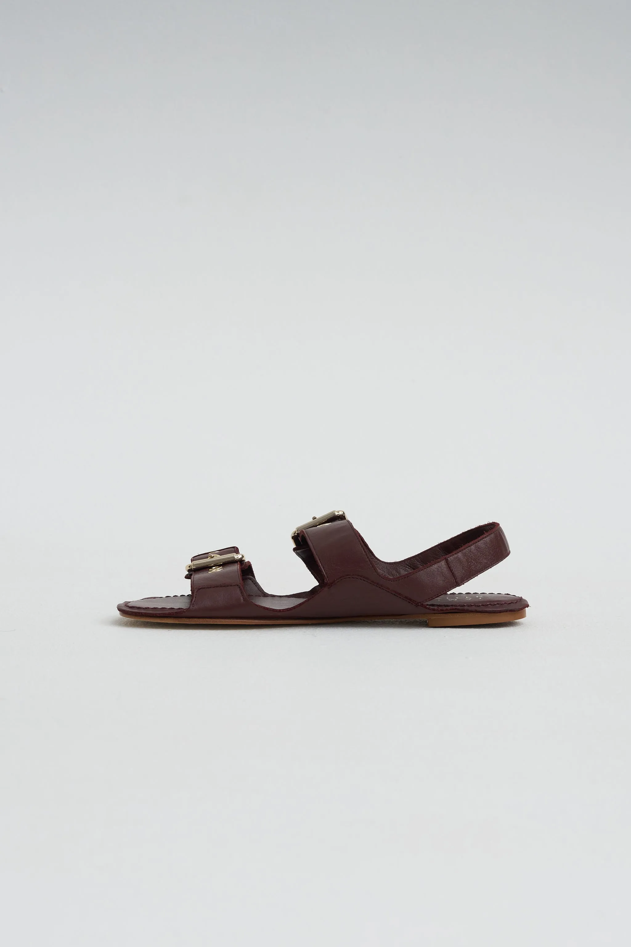 The Double Buckle Sandal, Python sold by Kick Pleat product image thumbnail 2