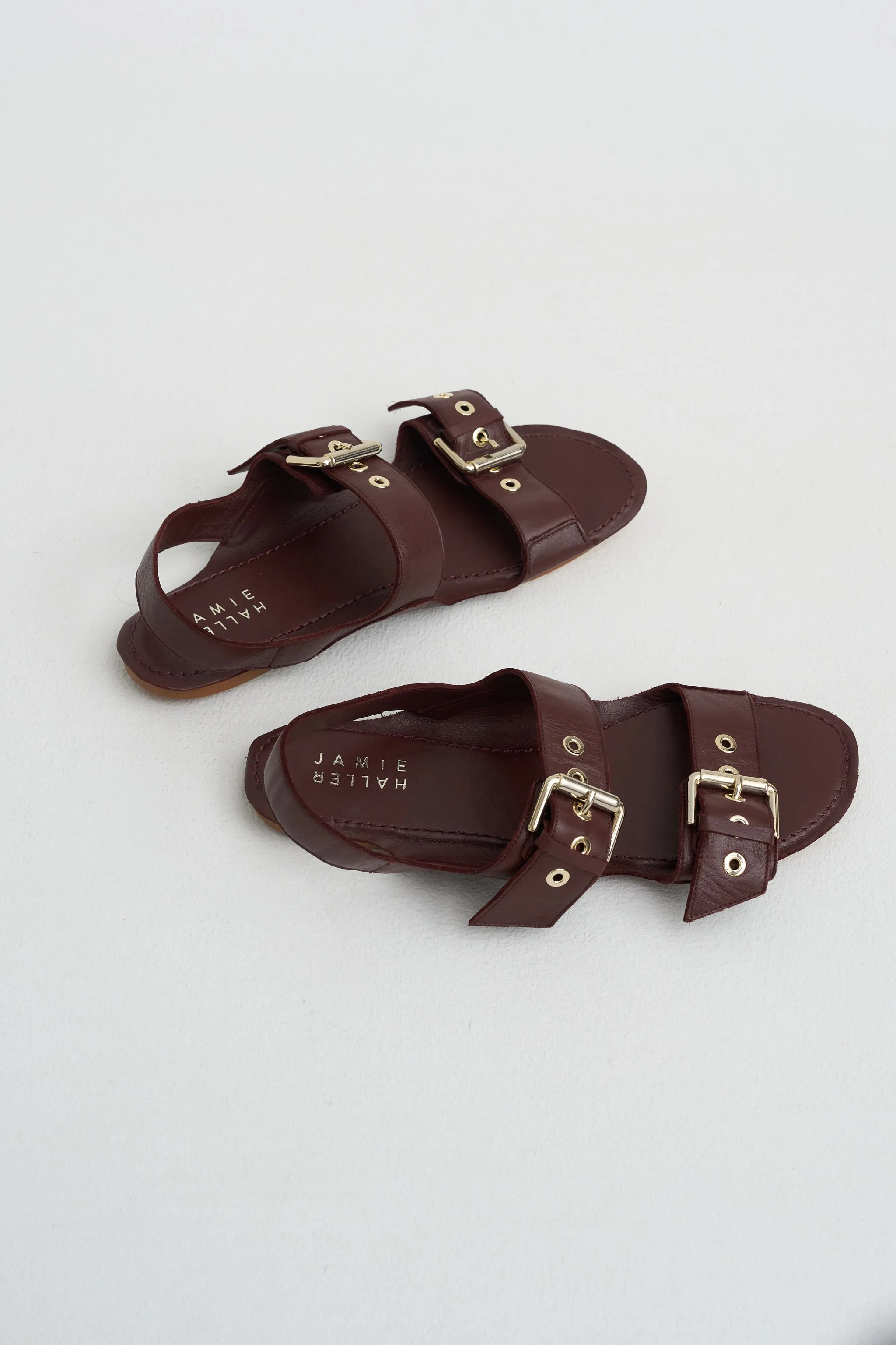 The Double Buckle Sandal, Python sold by Kick Pleat product image thumbnail 4