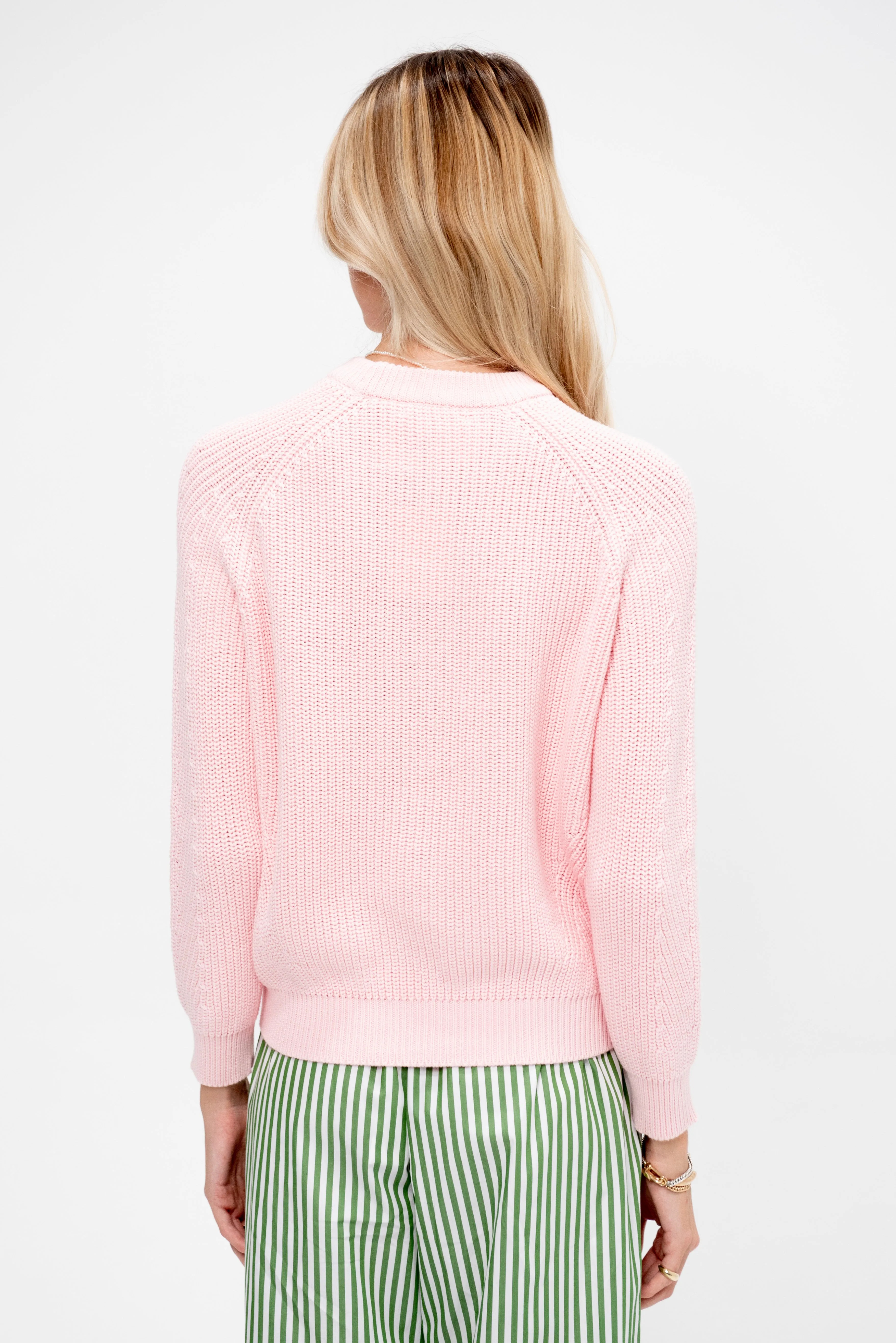 Chelsea Solid Cotton Sweater, Petal sold by Kick Pleat product image thumbnail 5
