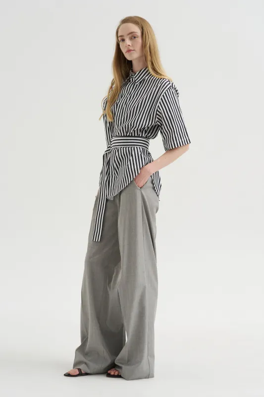 Bogart Trousers, Light Grey made by SA SU PHI