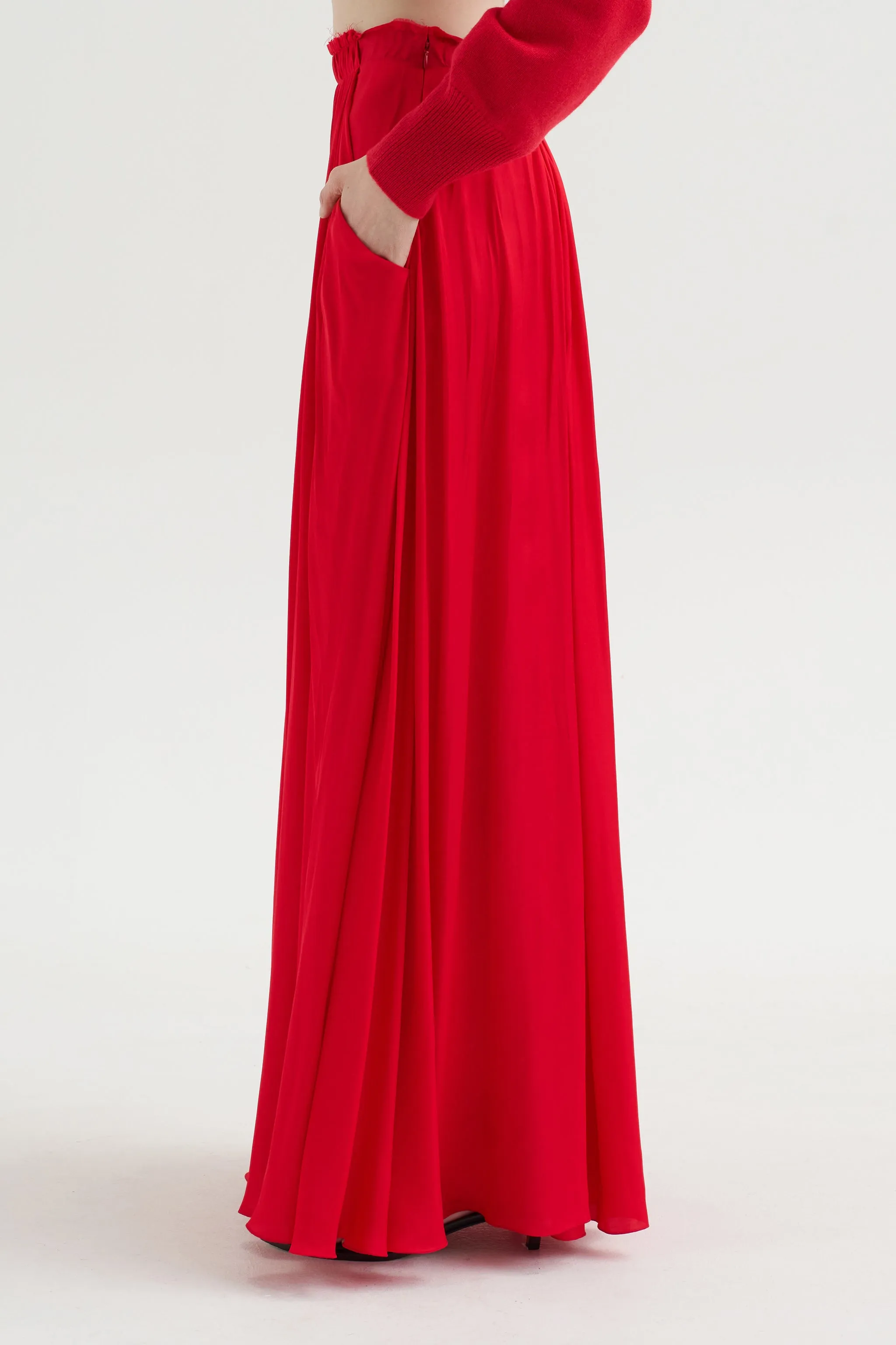 Frida Skirt, Red sold by Kick Pleat product image thumbnail 3