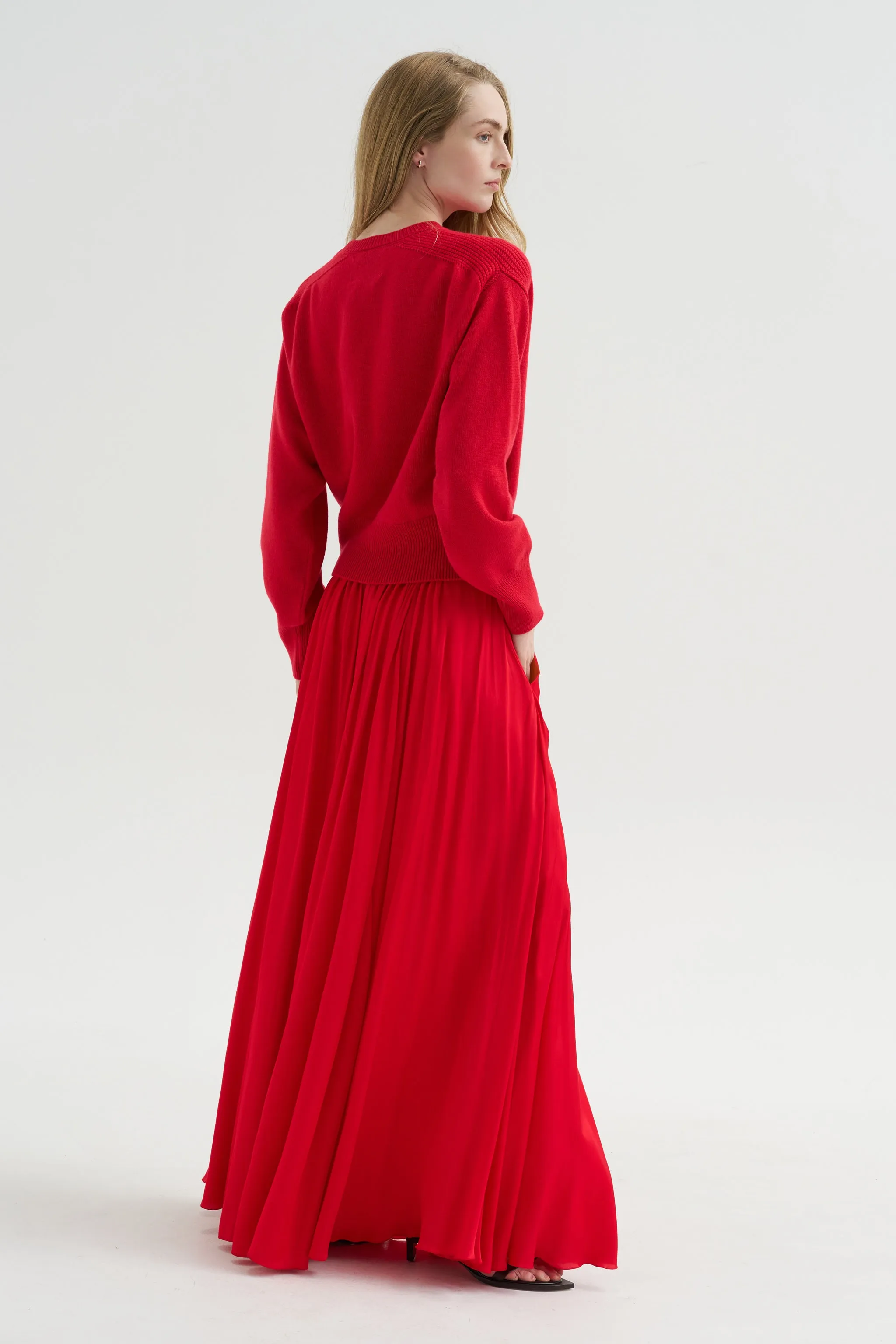 Frida Skirt, Red sold by Kick Pleat product image thumbnail 5