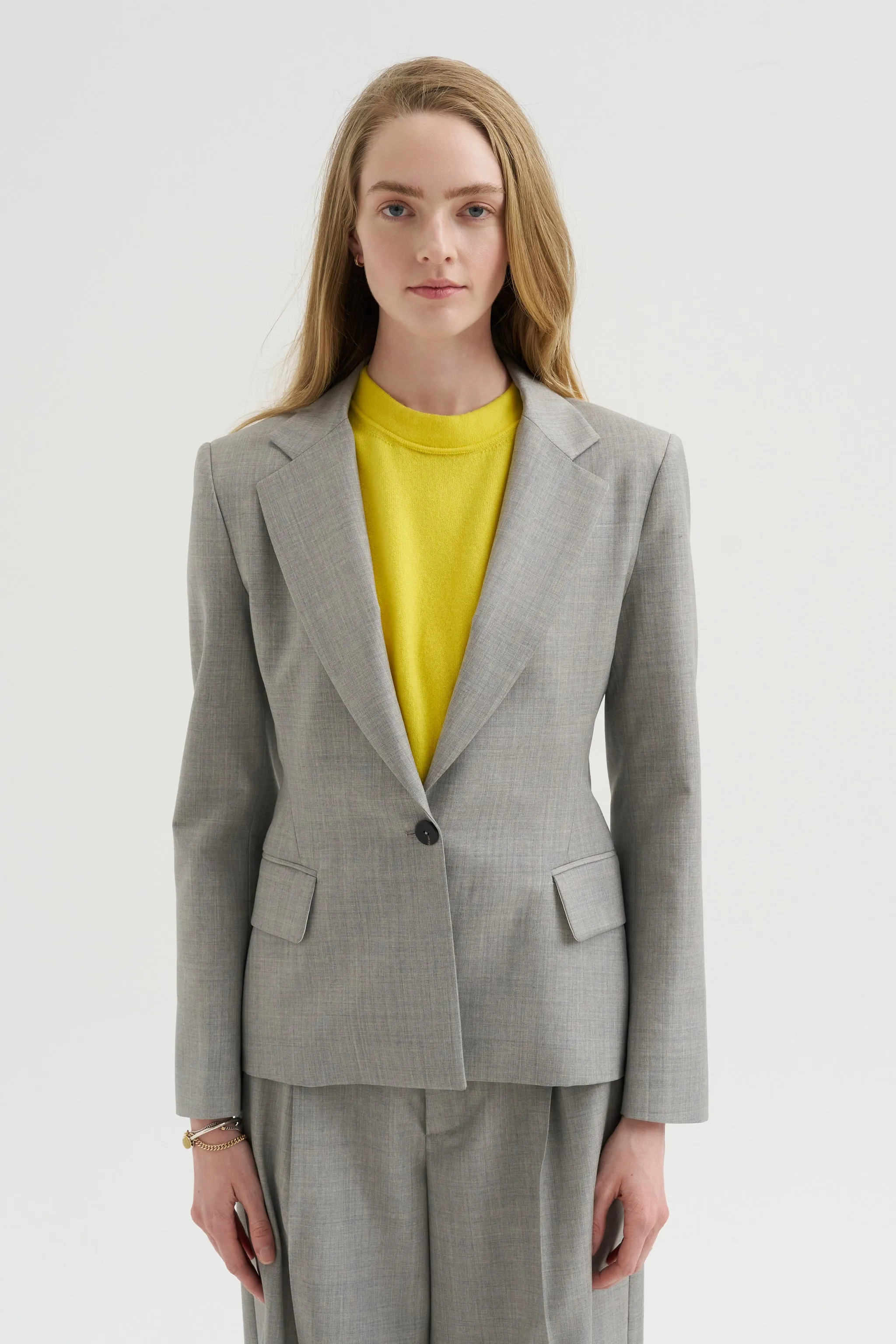 Petit Wool Jacket, Gray Fantasy sold by Kick Pleat product image thumbnail 2