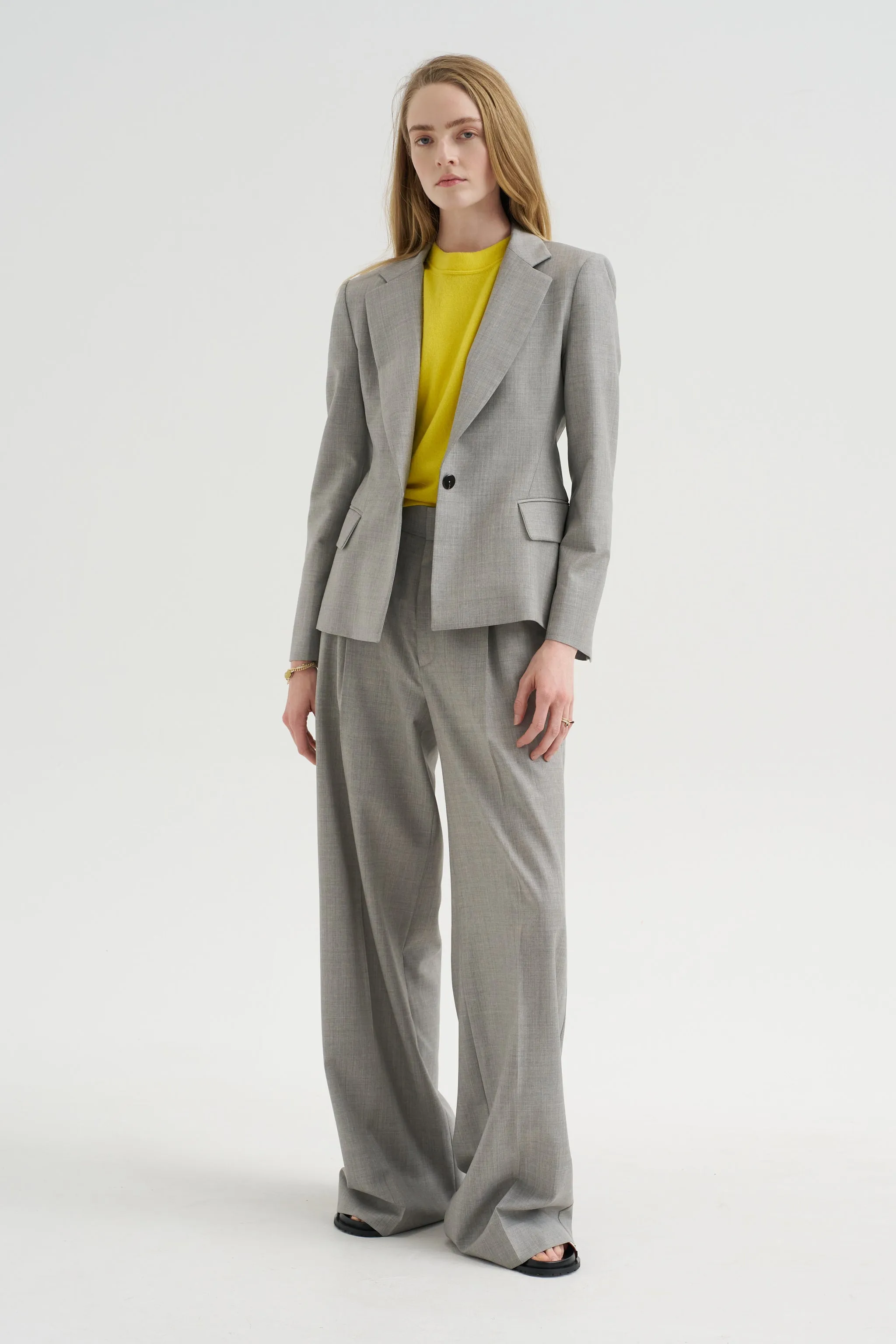 Petit Wool Jacket, Gray Fantasy sold by Kick Pleat product image thumbnail 5