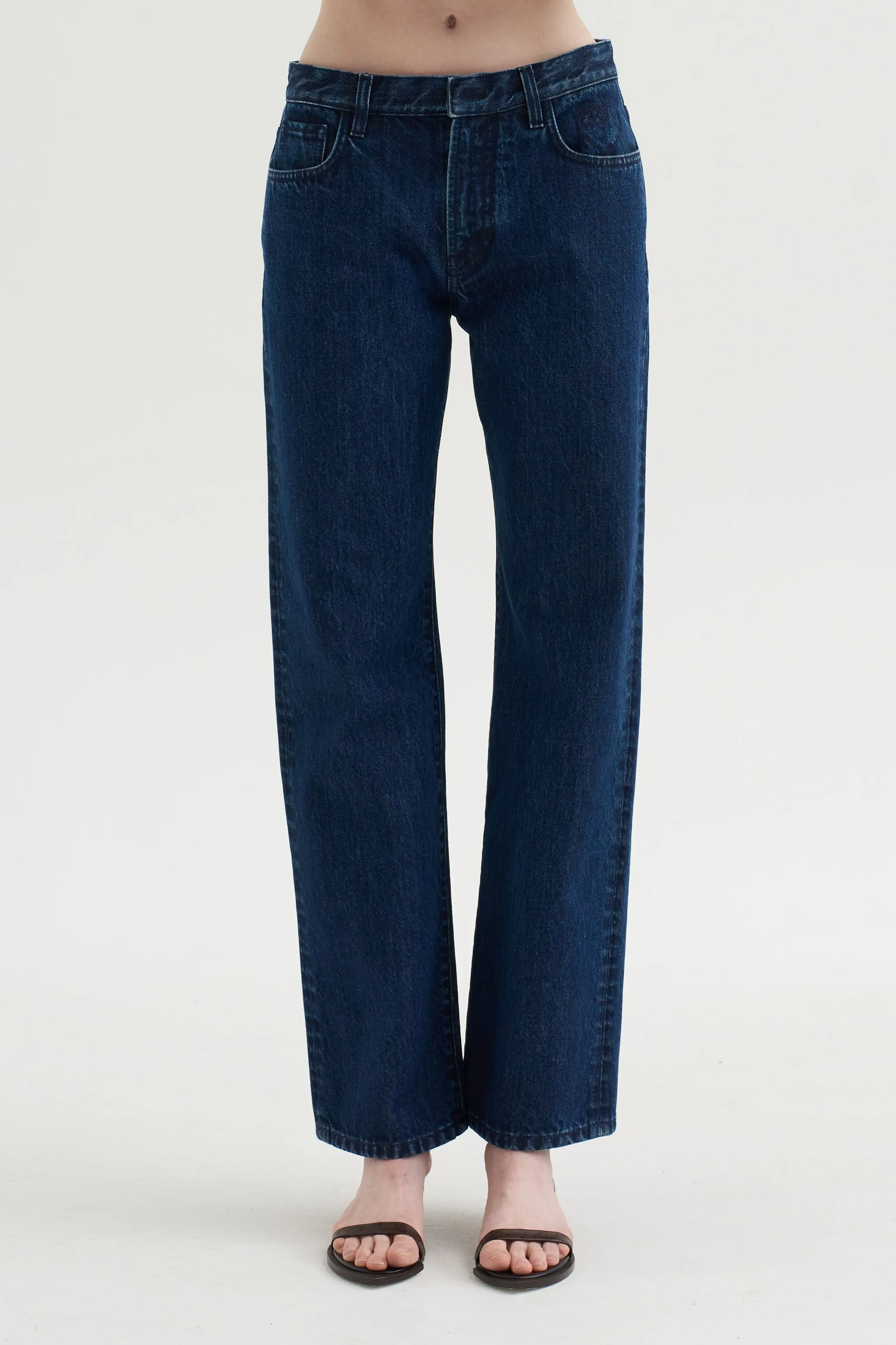Boot Leg Jeans, Indigo sold by Kick Pleat product image thumbnail 2