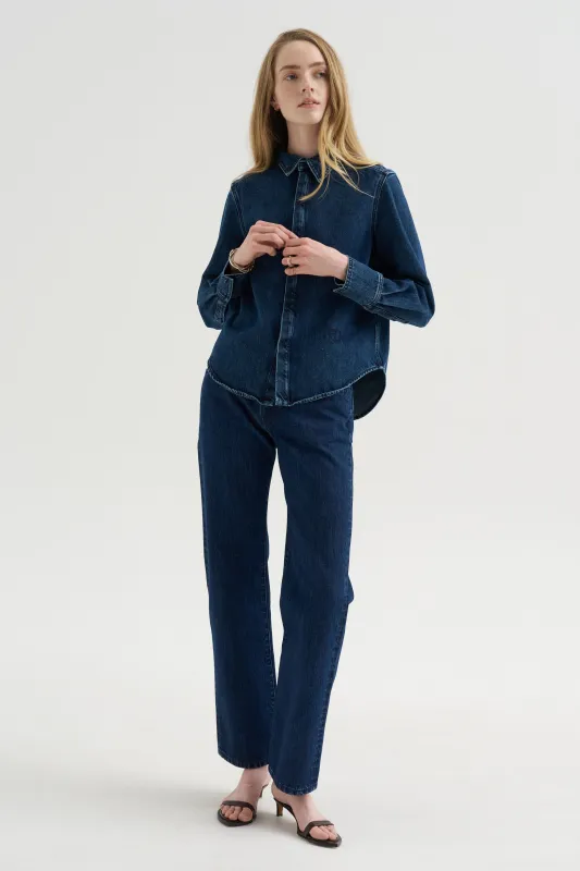 Boot Leg Jeans, Indigo made by SA SU PHI