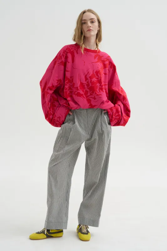 Floral Print Sweater, Red made by Dries Van Noten