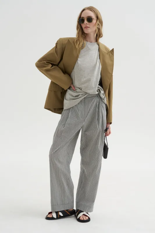 Stripe Pant, Black made by Dries Van Noten
