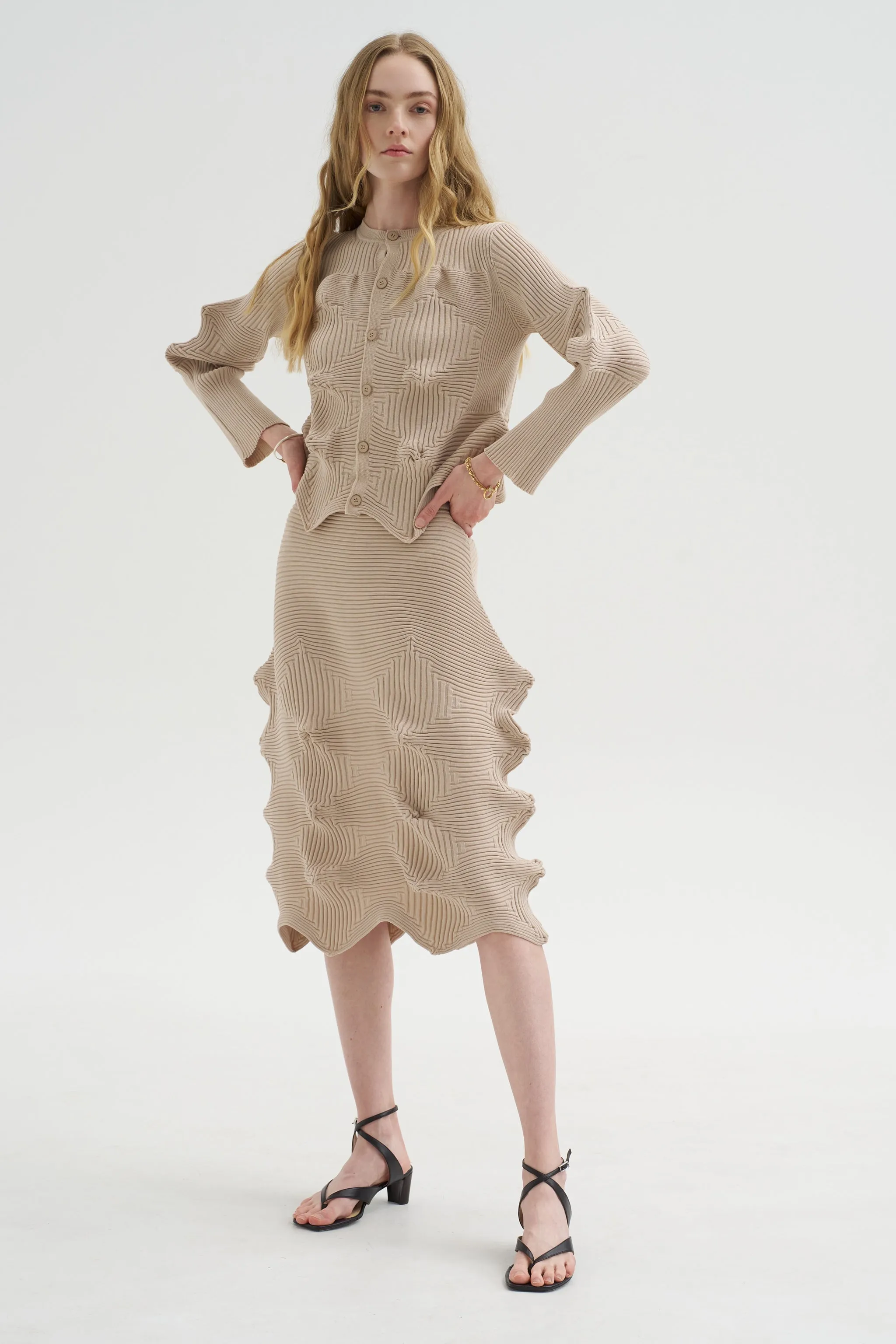 Linkage Skirt, Embuge sold by Kick Pleat