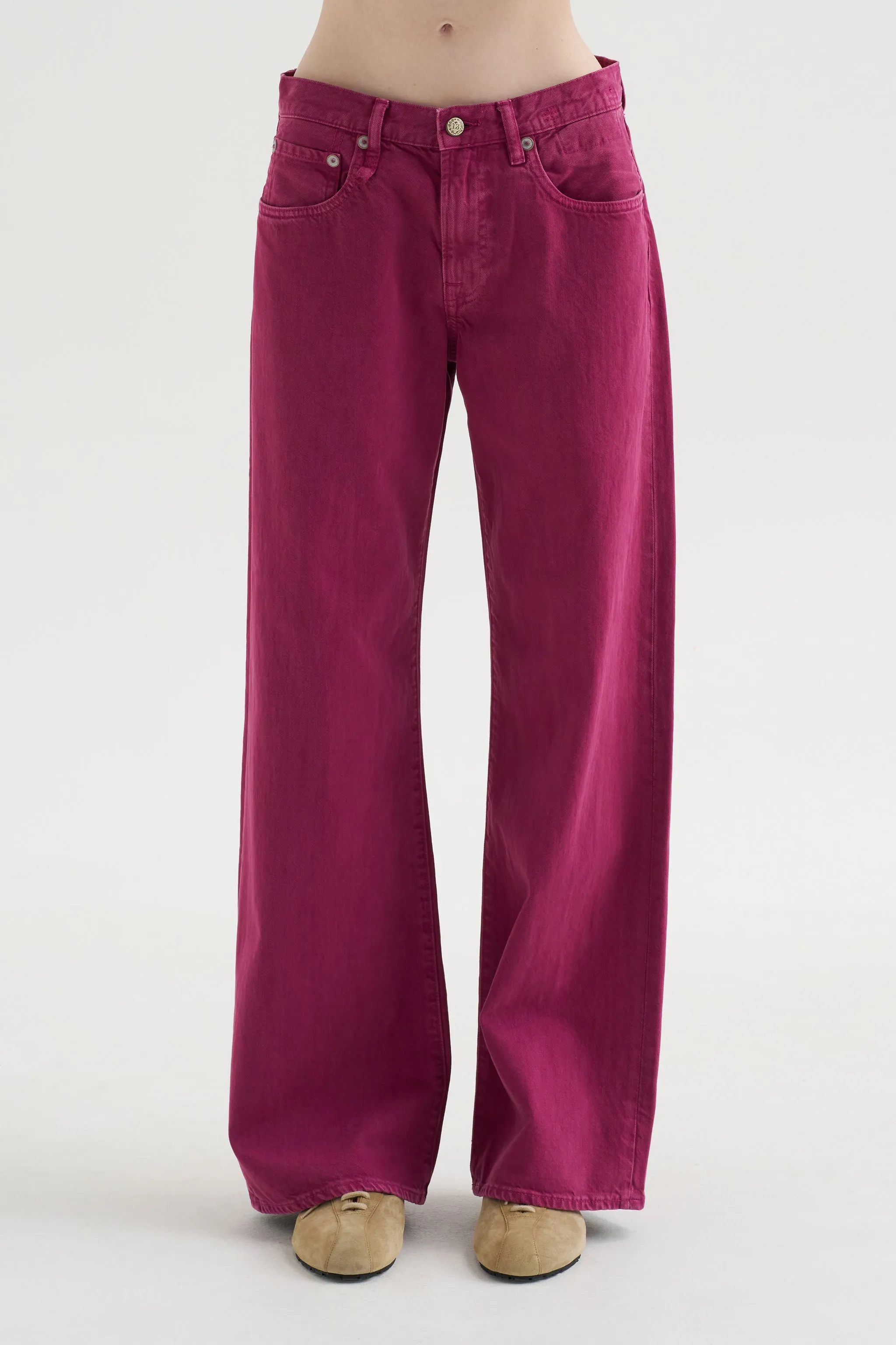 Darcy Loose Jean, Festival Magenta Purple sold by Kick Pleat product image thumbnail 2