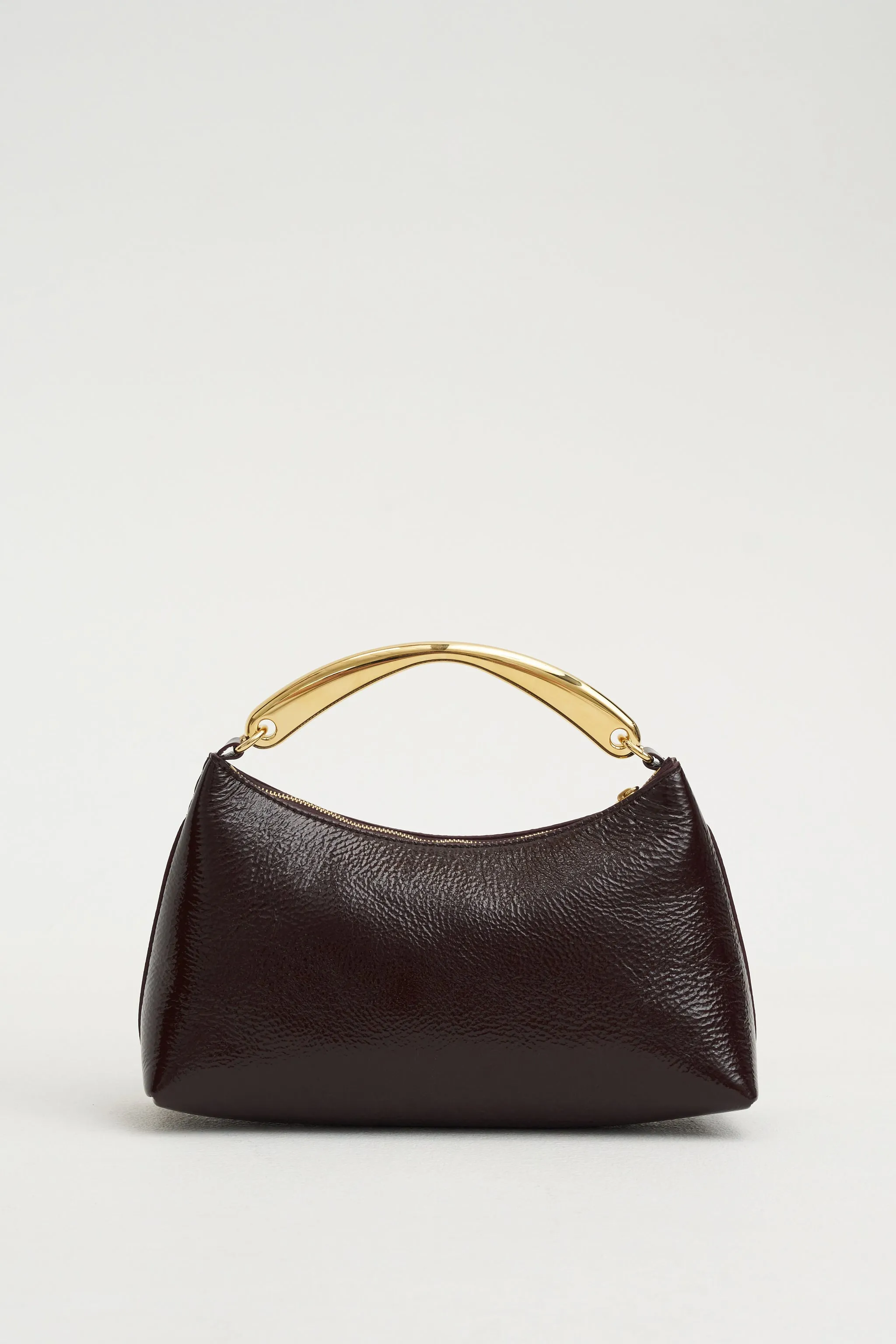 Metal Handle Rhea, Aubergine Naplak sold by Kick Pleat product image thumbnail 3