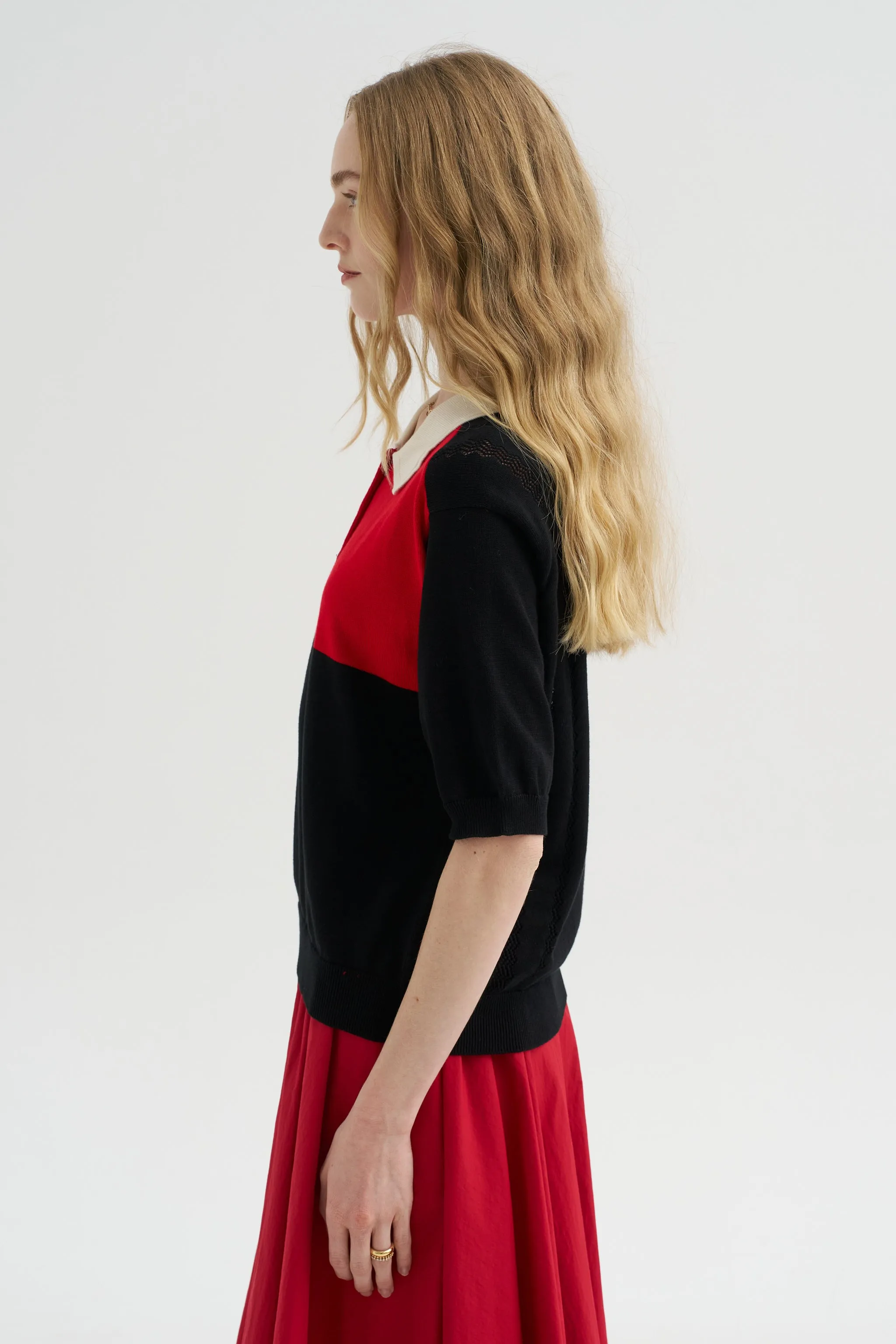 Short Sleeve Shirt, Black sold by Kick Pleat product image thumbnail 4
