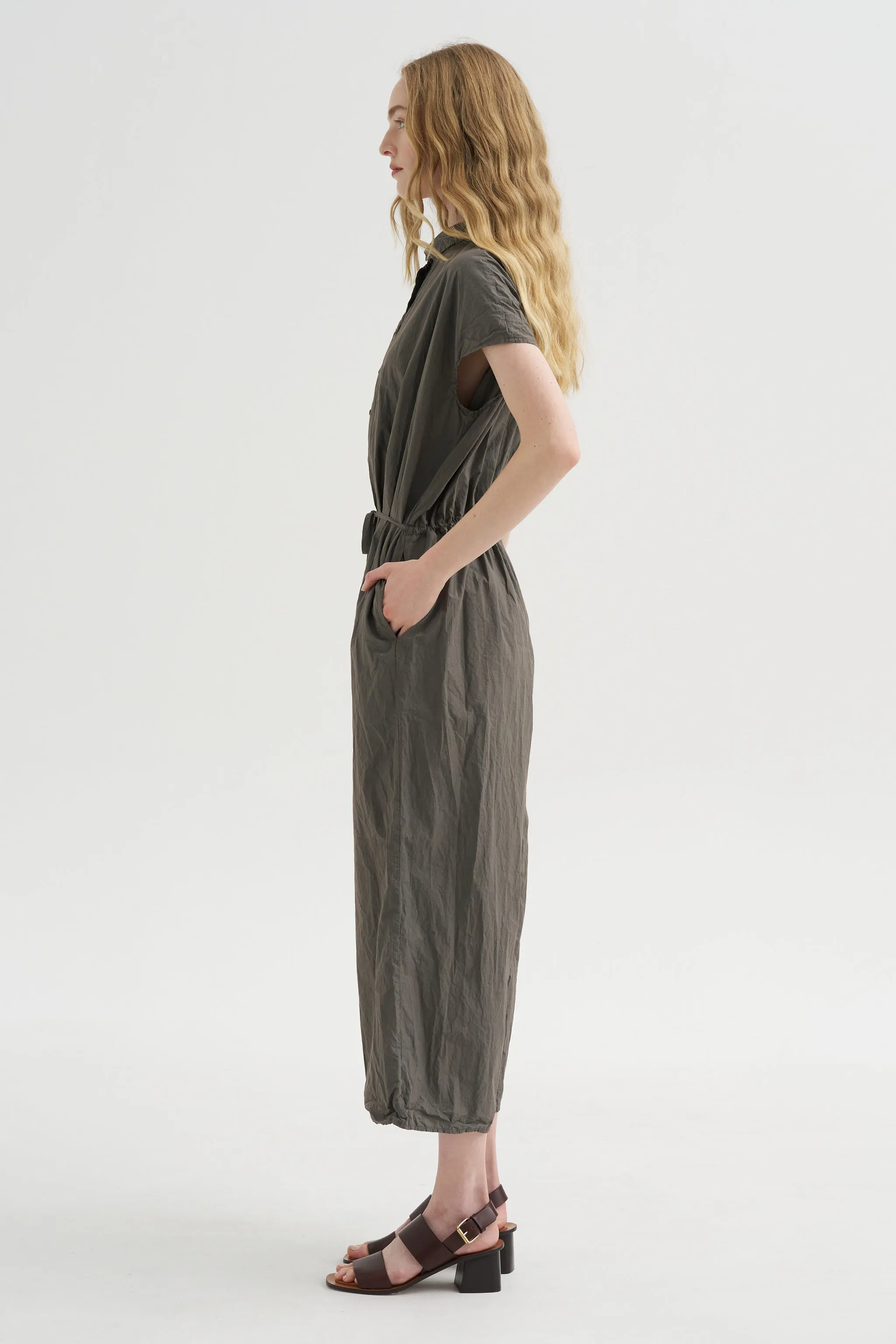 Collar Jumpsuit Tc, Anthracite sold by Kick Pleat product image thumbnail 3
