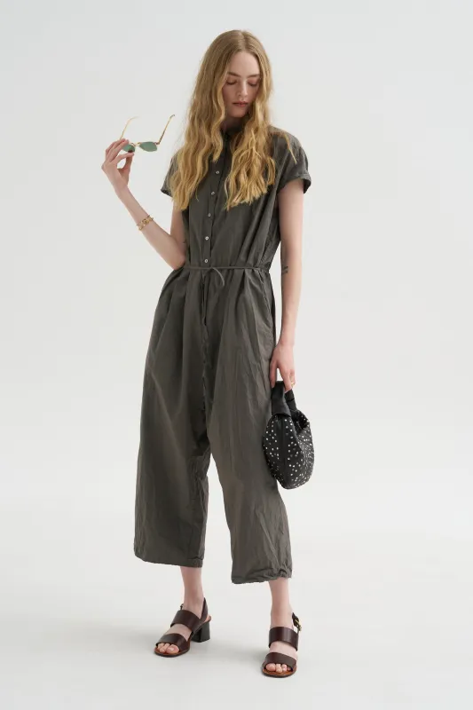 Collar Jumpsuit Tc, Anthracite made by Album di Famiglia