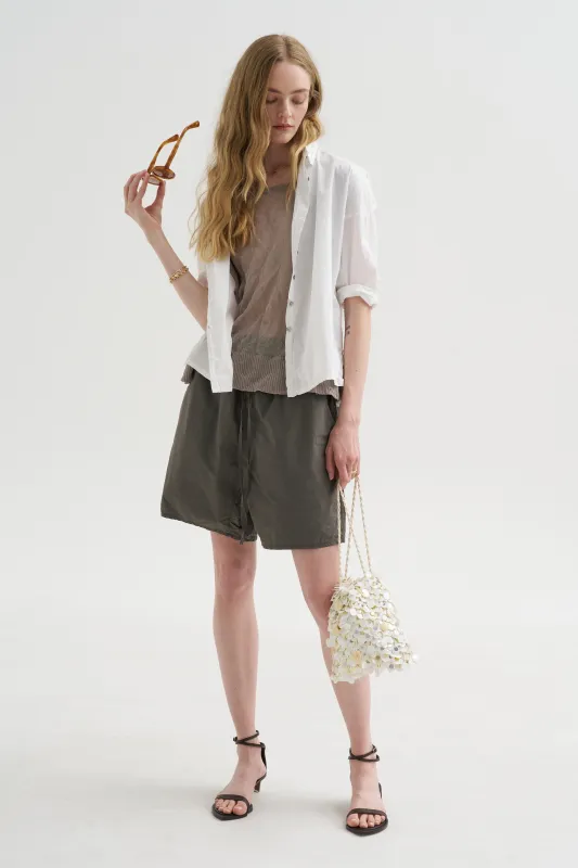 Cotton Steel Vest, Grey made by Album di Famiglia